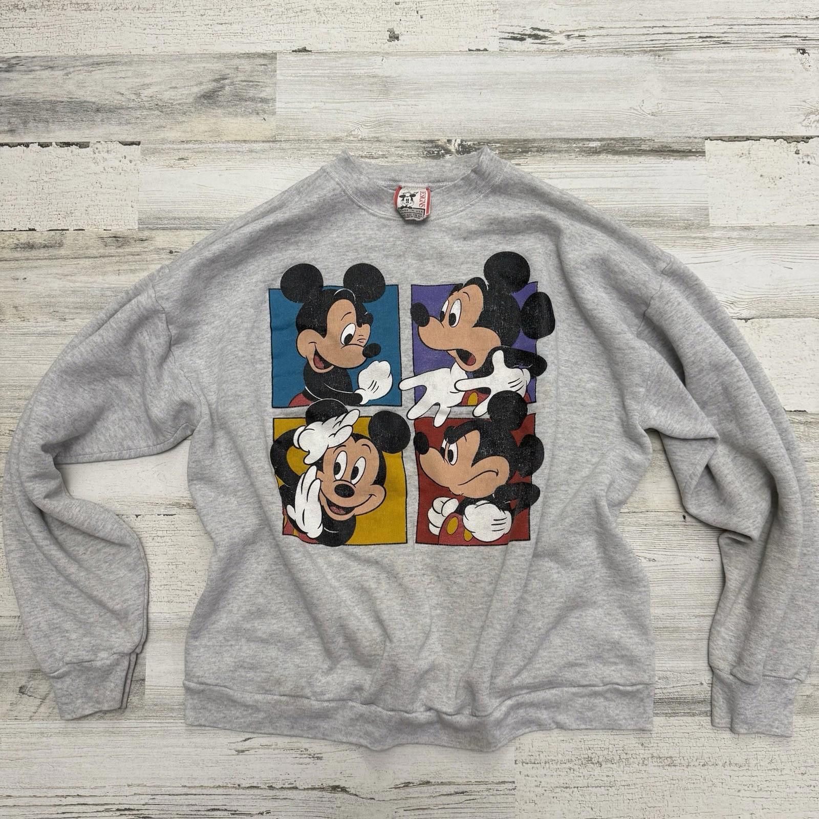 Disney Vtg 90s Mickey Mouse Disney Sweatshirt Character One Size Size US M / EU 48-50 / 2 - 3 Thumbnail