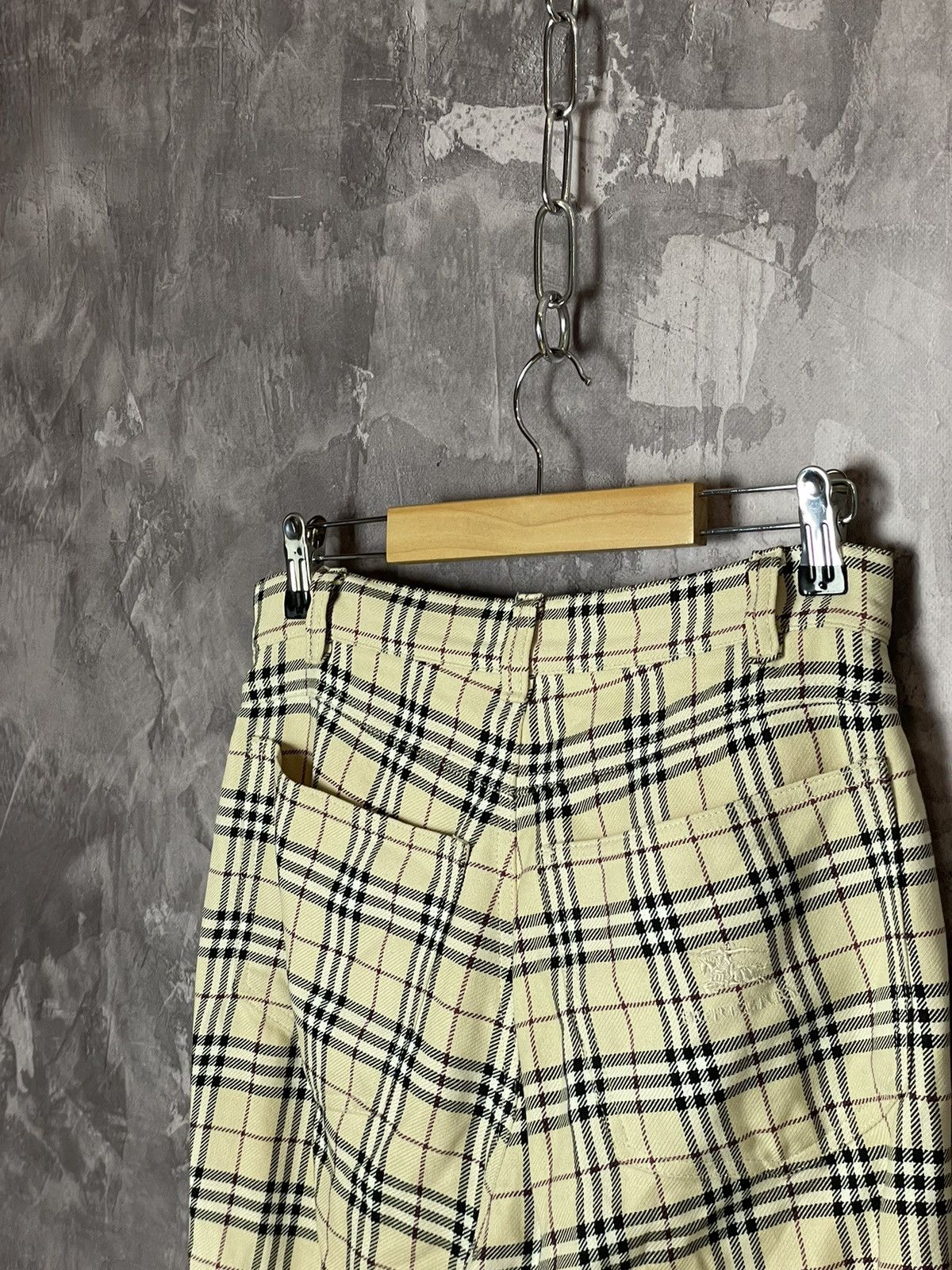 Burberry × Vintage Burberry nova check pants vintage full print Size 28" / US 6 / IT 42 - 17 Thumbnail