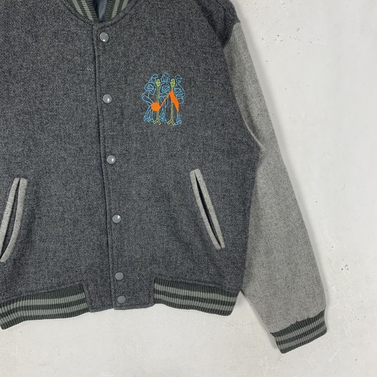 Vintage Vintage Easy Voice Embroidered StreetWear Varsity Jacket Size US M / EU 48-50 / 2 - 6 Thumbnail