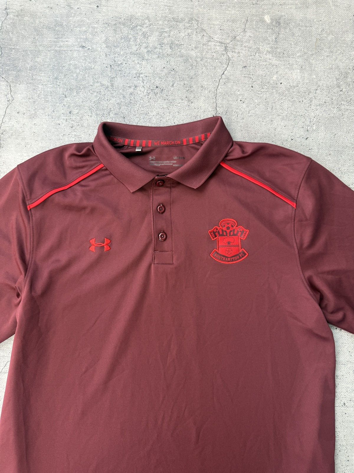 Sports Specialties Under Armour Southampton 2017 2018 Home Shirt Soccer Jersey Size US L / EU 52-54 / 3 - 3 Thumbnail
