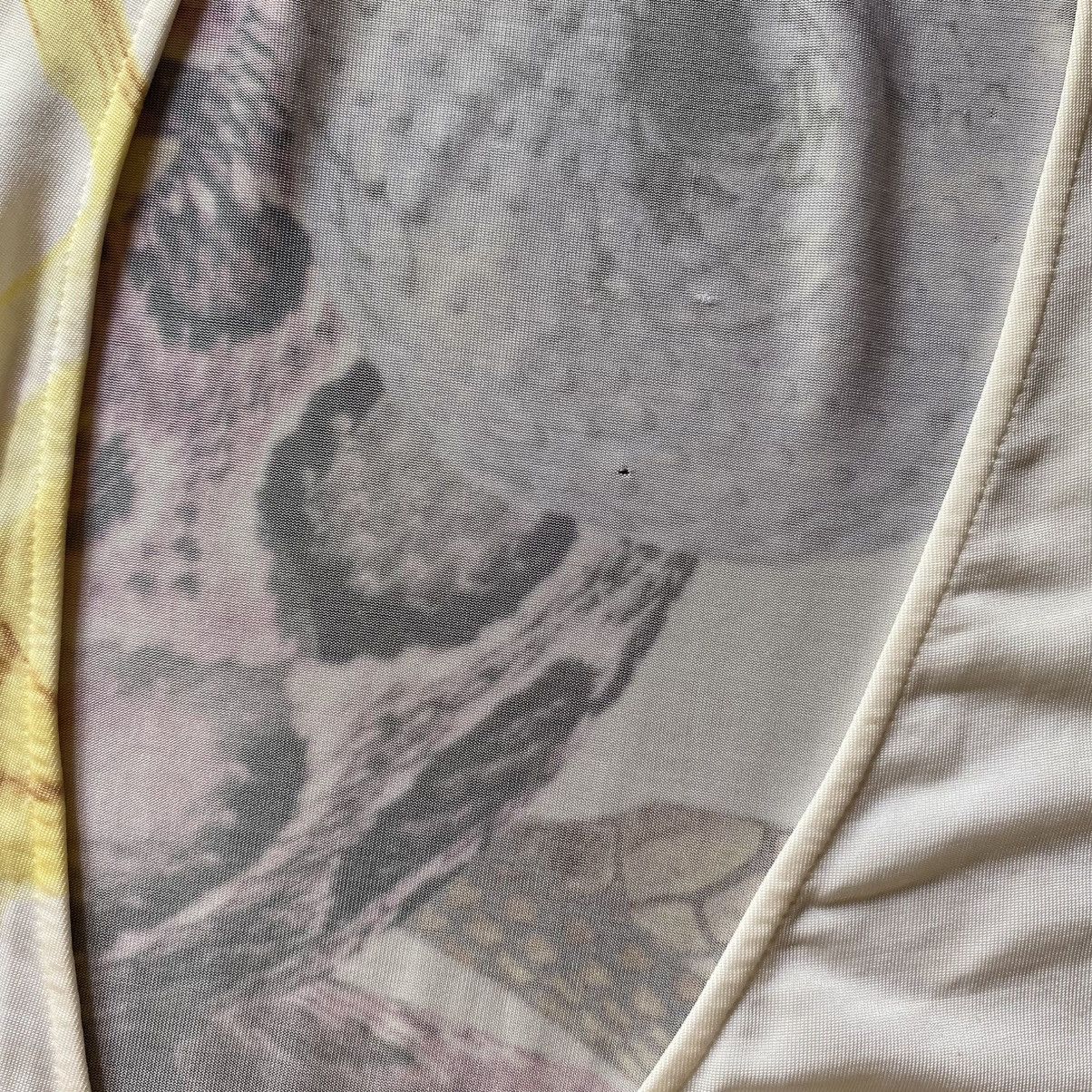 Just Cavalli Just Cavalli White Botanical Wrap Dress Size XS / US 0-2 / IT 36-38 - 24 Thumbnail