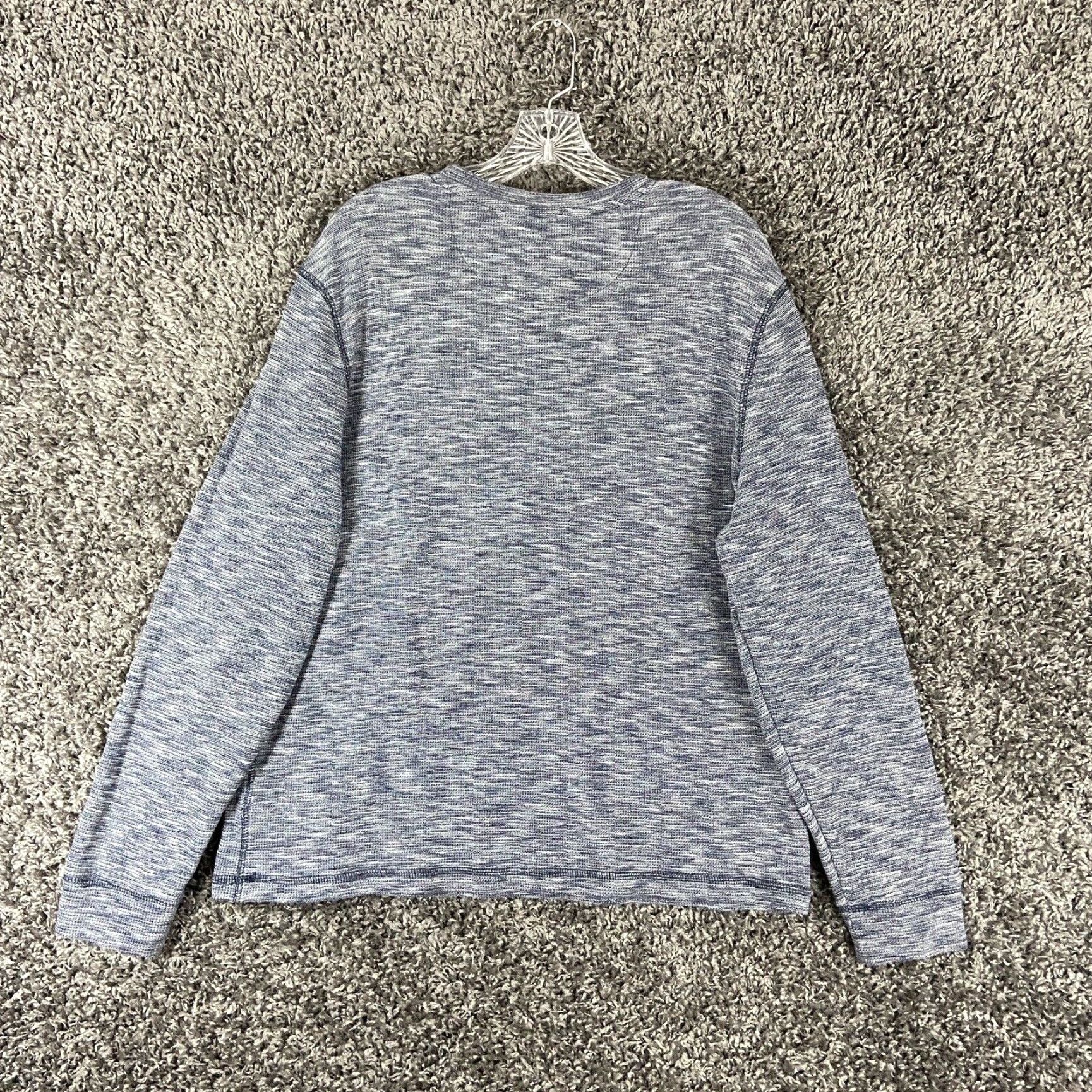 Faded Glory VINTAGE Faded Glory Shirt Men XL Long Sleeve Blue Heathered T-Shirt XL Mens Size US XL / EU 56 / 4 - 8 Thumbnail
