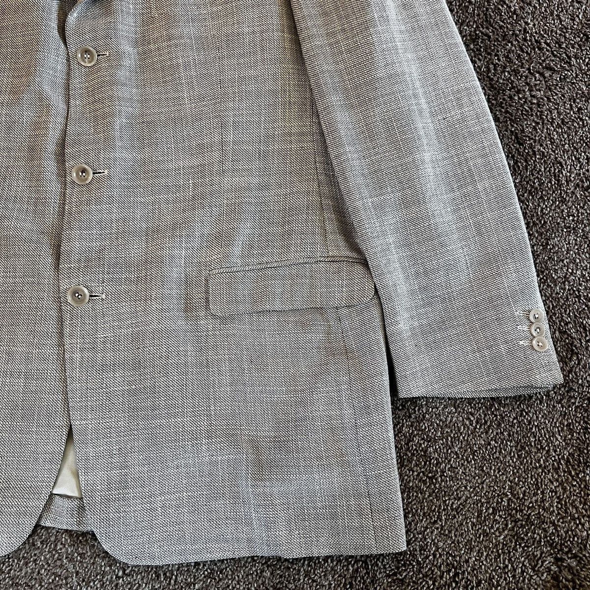 Ermenegildo Zegna Ermenegildo Zegna Soft 46R Blazer Silk Wool Gray Sport Coat Size 46R - 2 Thumbnail