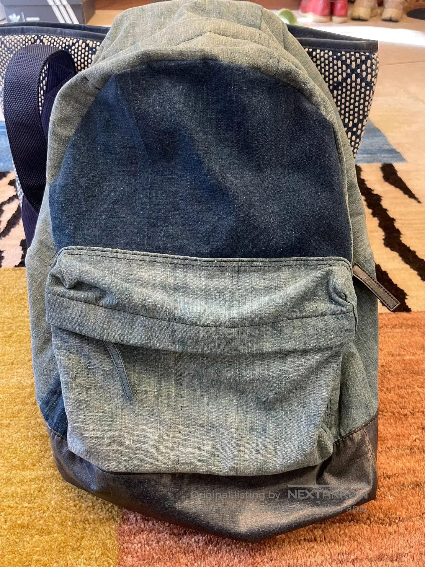 KUON Kuon Boro Patchwork Backpack. Size ONE SIZE - 3 Thumbnail