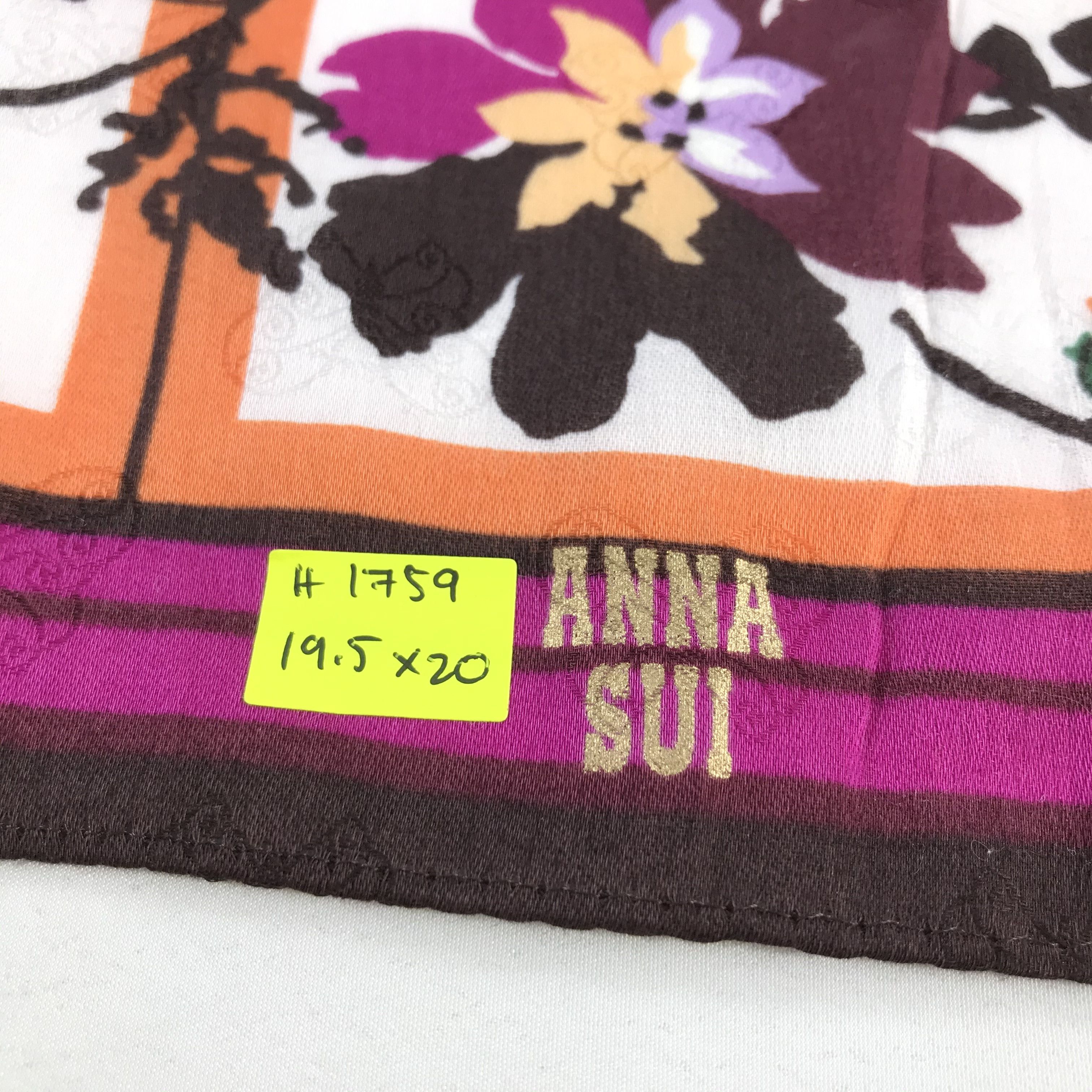 Anna Sui × Vintage Anna Sui Handkerchief / Neckerchief / Bandana Size ONE SIZE - 5 Thumbnail