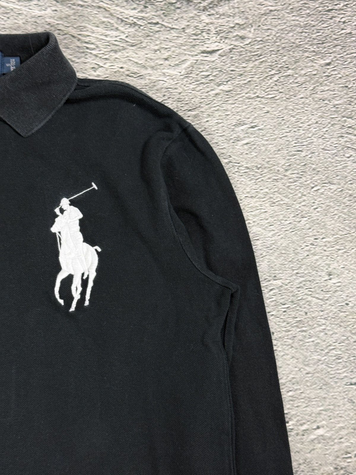 Ralph Lauren Chief Keef Polo Ralph Lauren black longsleeve Spain big pony Size US S / EU 44-46 / 1 - 3 Thumbnail