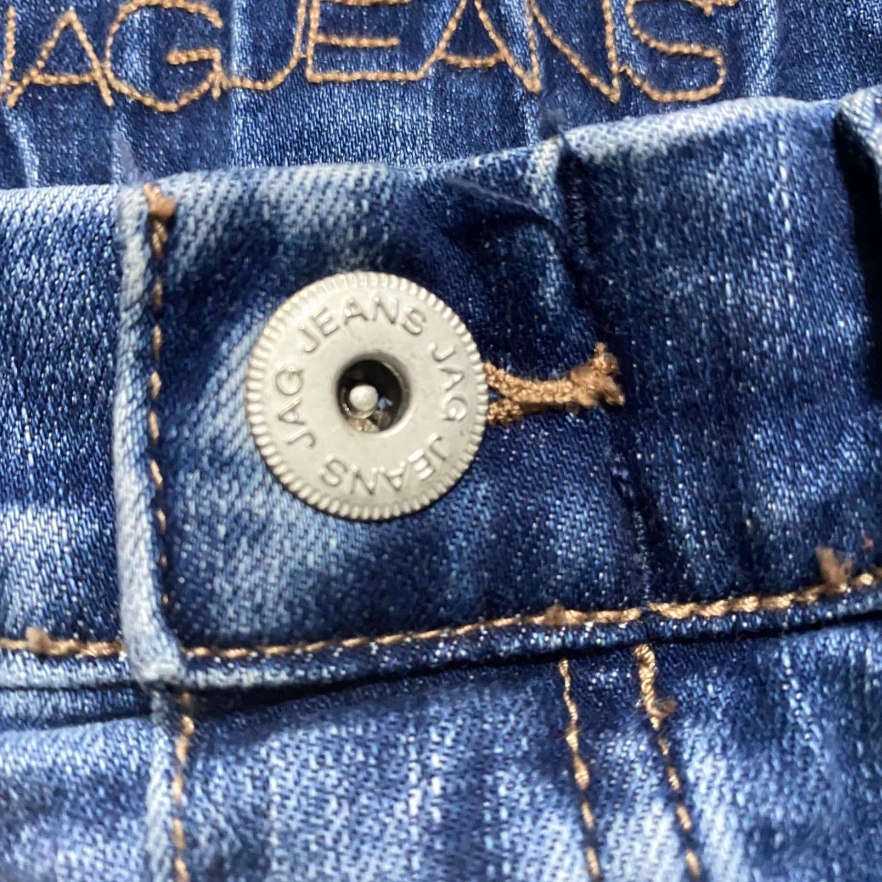 AG Jeans Jag Jeans Womens 6P Petite Blue Denim Medium Wash Crop Skinny Pull On Valentina Size 28" / US 6 / IT 42 - 4 Thumbnail