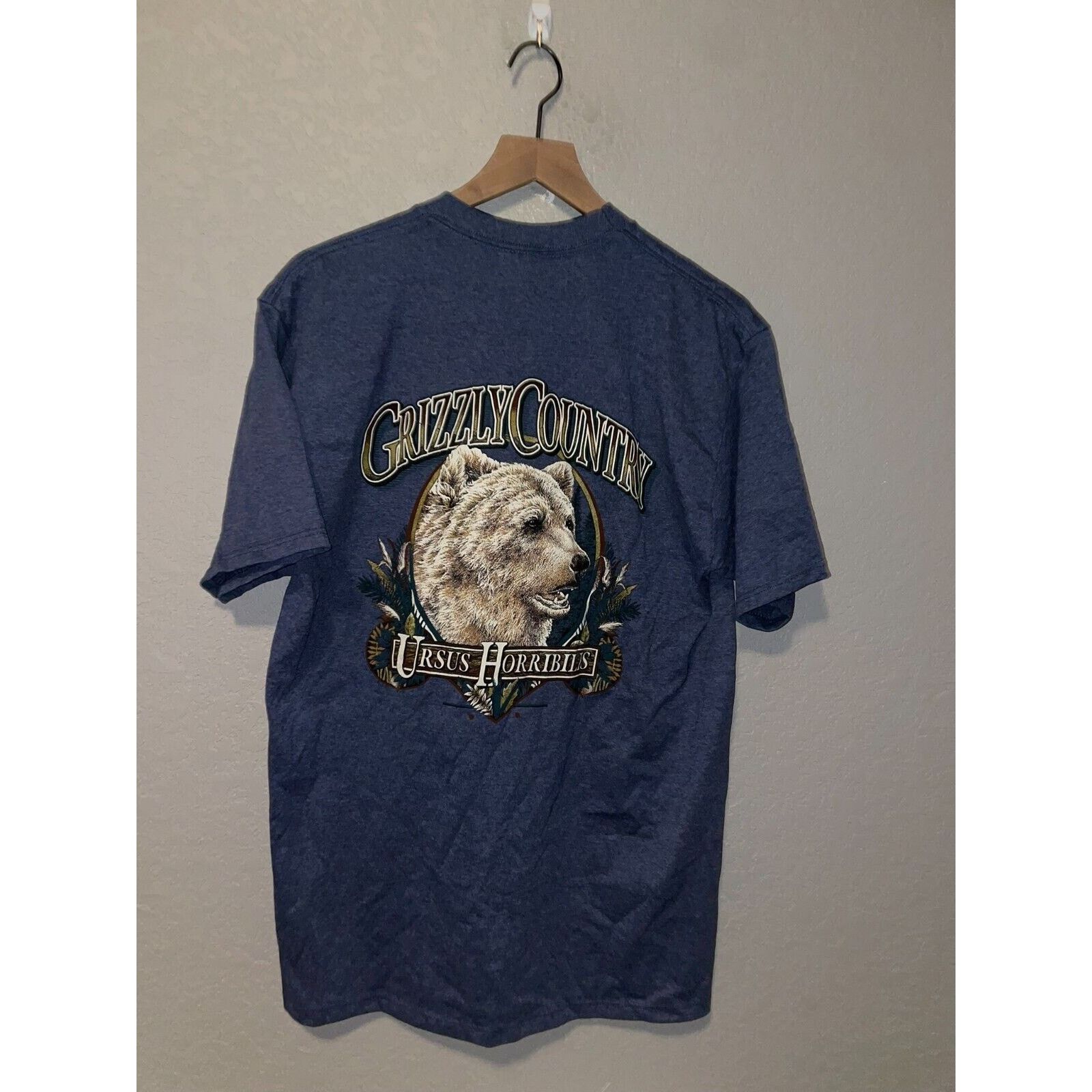 Jerzees Vintage Grizzly Bear Shirt Country Ursus Horribilis 90s Tee Size US L / EU 52-54 / 3 - 1 Thumbnail