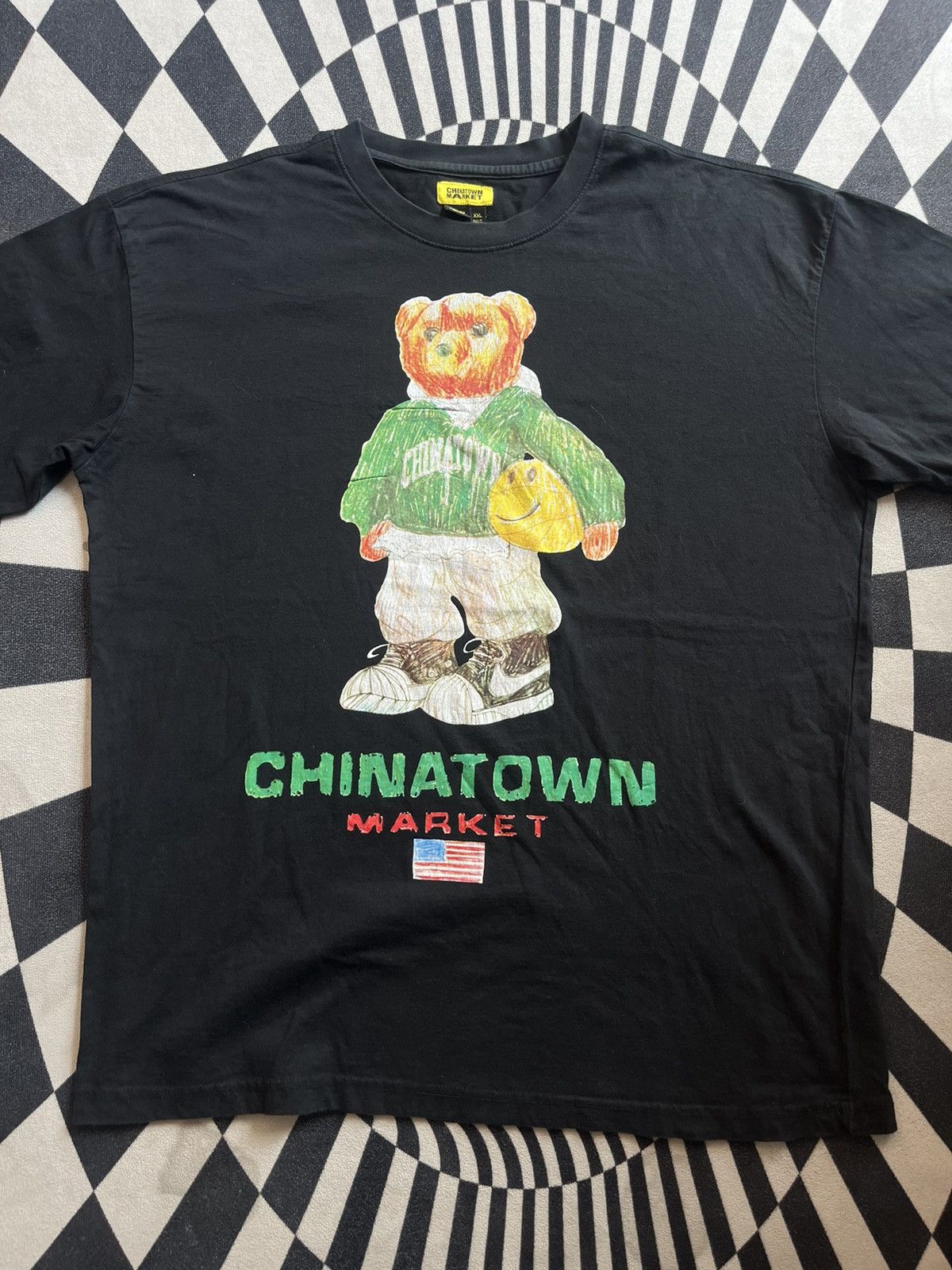 Vintage CHINATOWN MARKET SMILEY BEAR Collection Brand Tshirt Size US XXL / EU 58 / 5 - 3 Thumbnail
