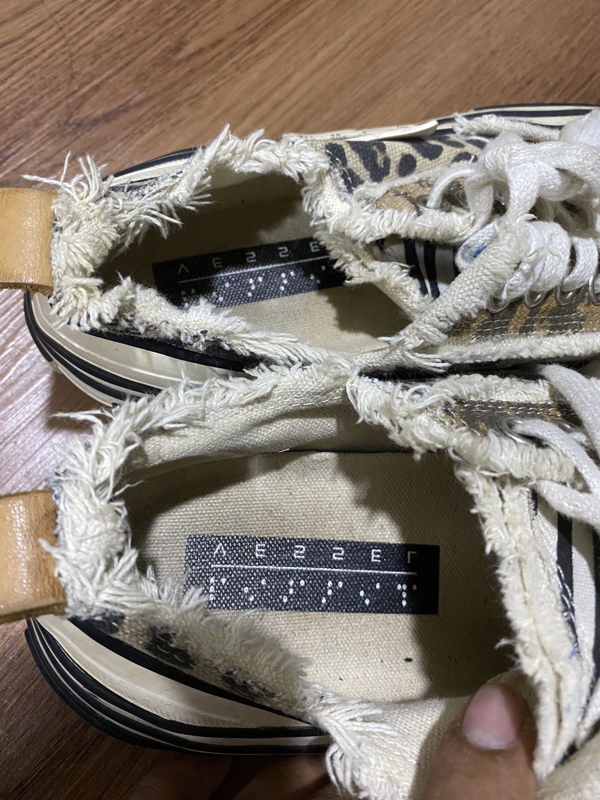 Japanese Brand × Yohji Yamamoto × xVESSEL xVessel G.O.P Lows Classic Leopard Shoes Size US 6 / IT 36 - 9 Thumbnail
