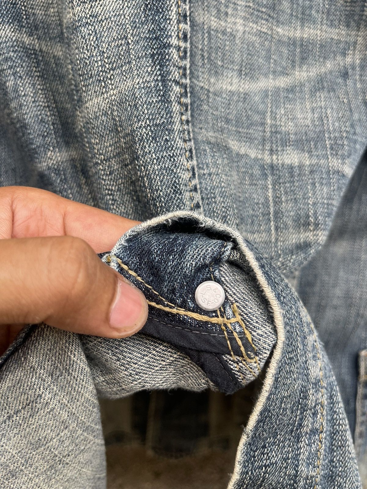 Levi's Vintage Levi’s Japan Denim Chore Sack Jacket Size US L / EU 52-54 / 3 - 7 Thumbnail