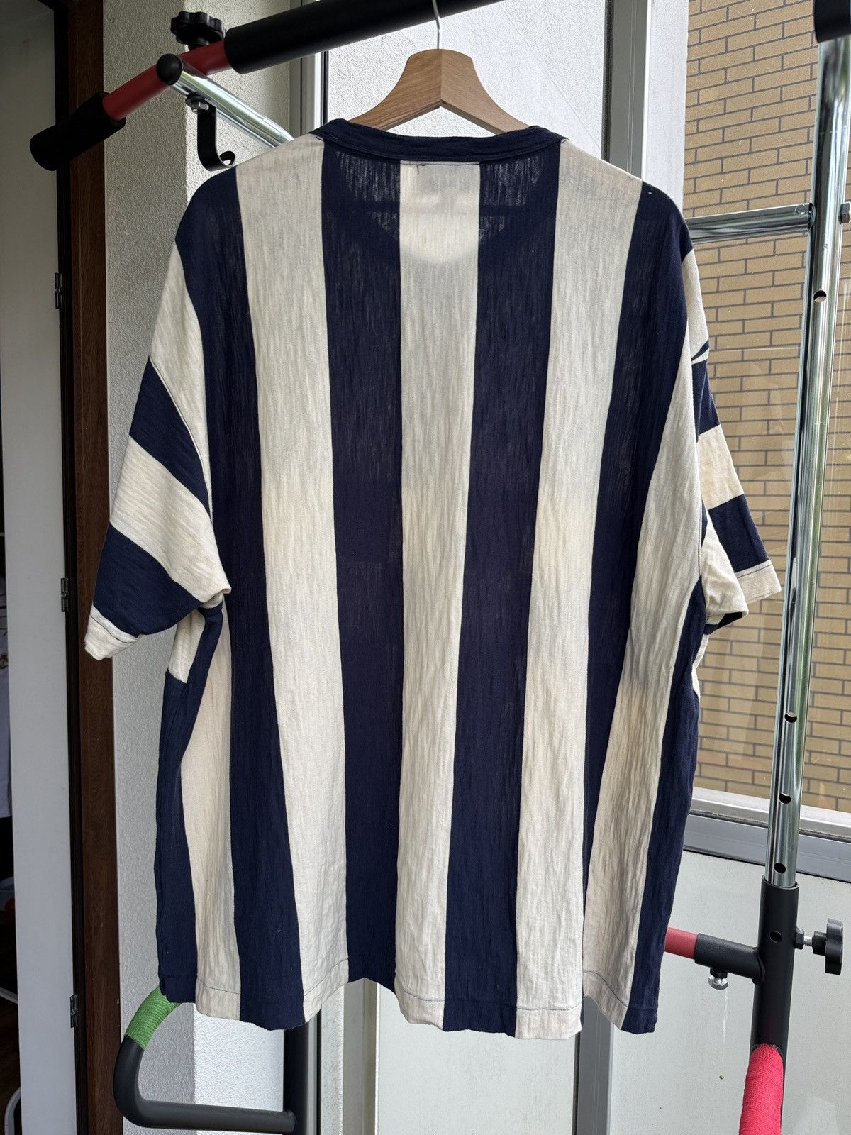 YMC YMC Stripe Slub Jersey T Shirt Japan size Size US XL / EU 56 / 4 - 7 Thumbnail