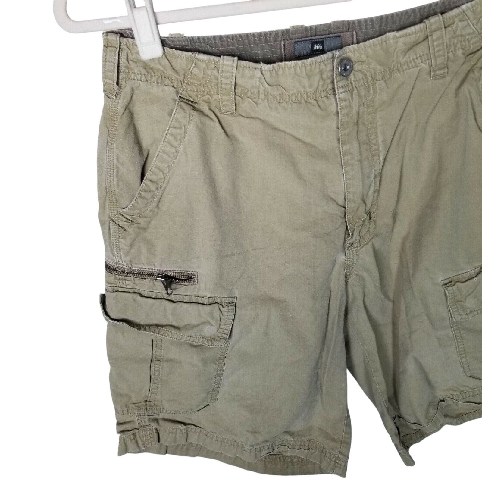 Rei REI Mens Cargo Hiking Shorts Sz 34 Gorpcore Granola Outdoor Size US 34 / EU 50 - 5 Thumbnail