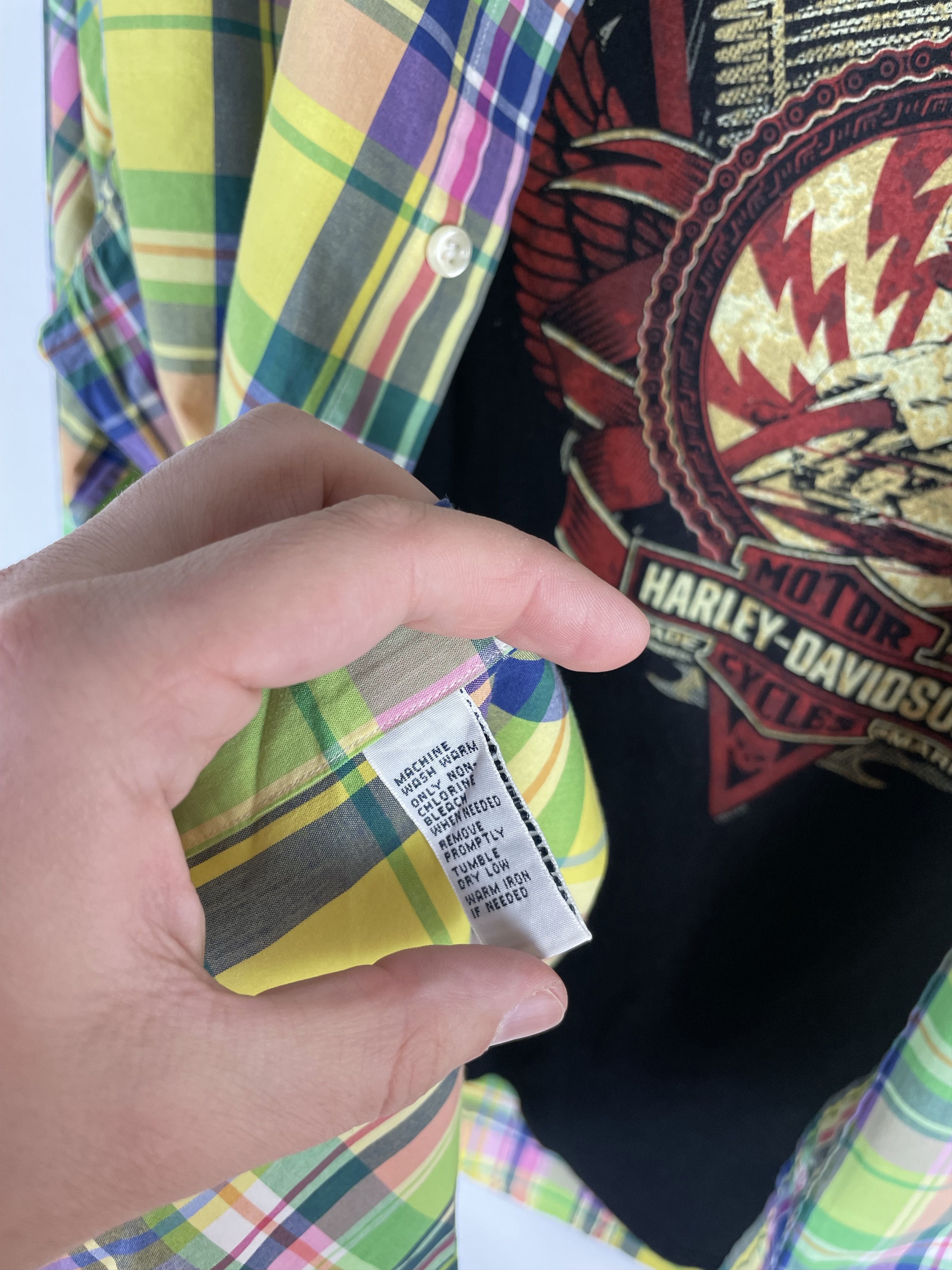 Flannel Flannel Polo Ralph Lauren Vintage Mens Plaid Shirt Size US XL / EU 56 / 4 - 9 Thumbnail