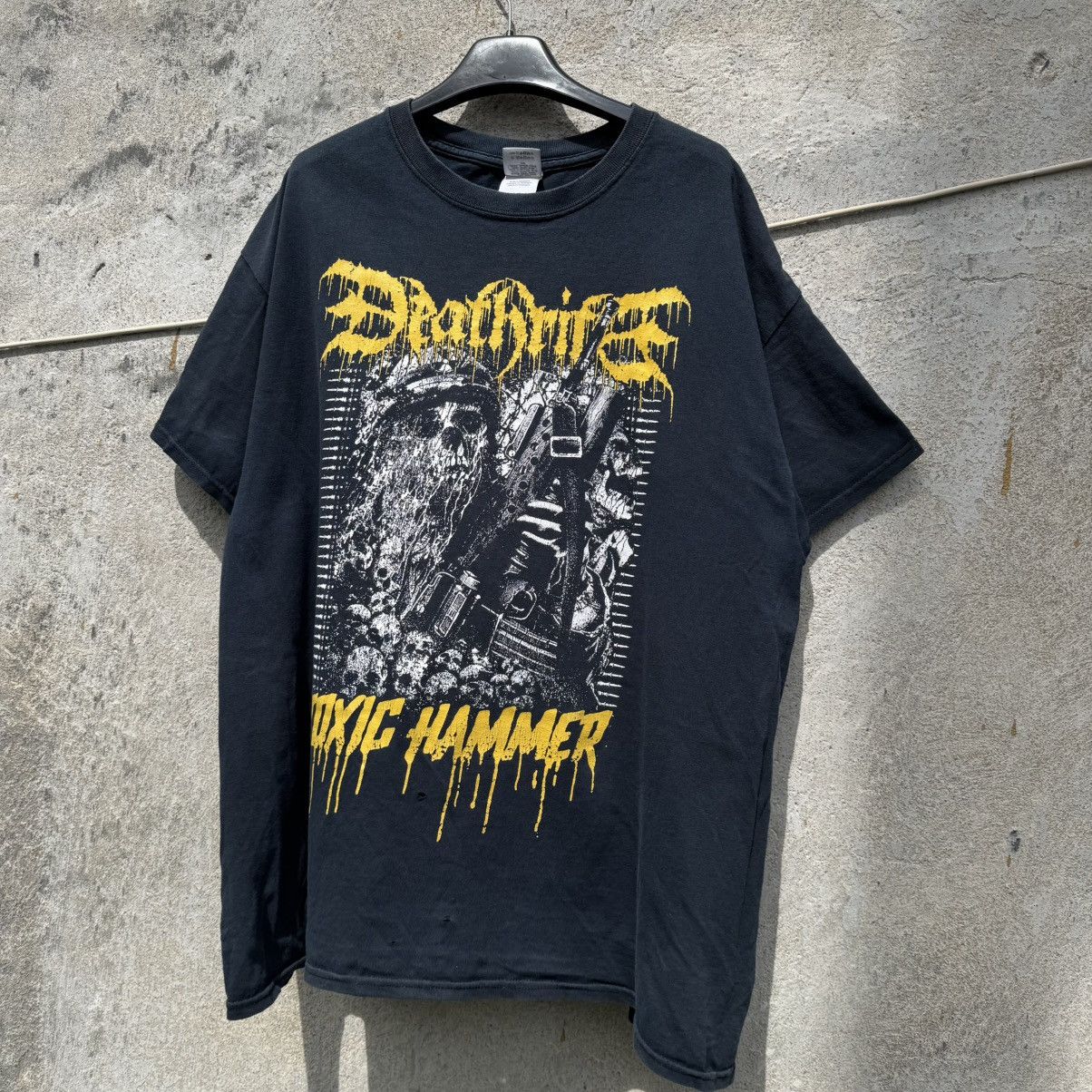 Band Tees Vintage Deathrite Toxic Hammer Thrashed Tee Black Metal Band Size US XL / EU 56 / 4 - 8 Thumbnail