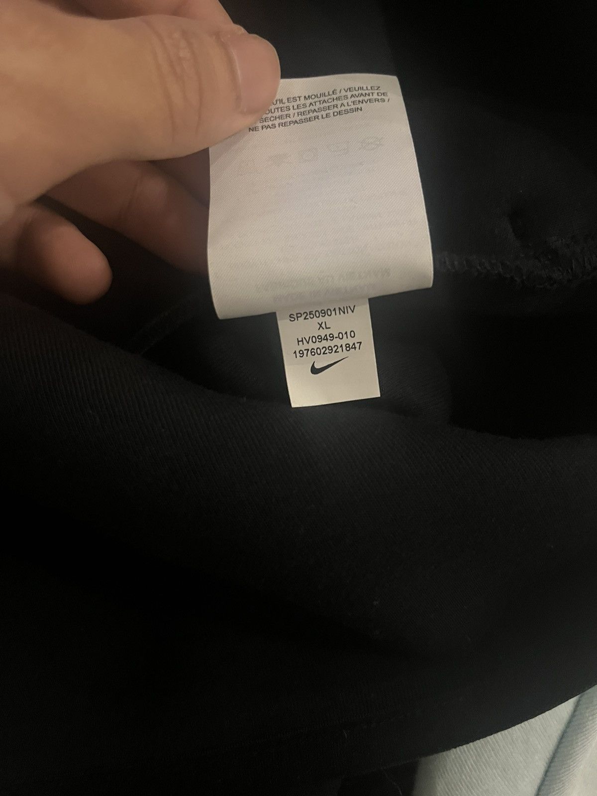 Nike Nike Sportswear Tech Fleece Windrunner Black Size US XL / EU 56 / 4 - 4 Thumbnail