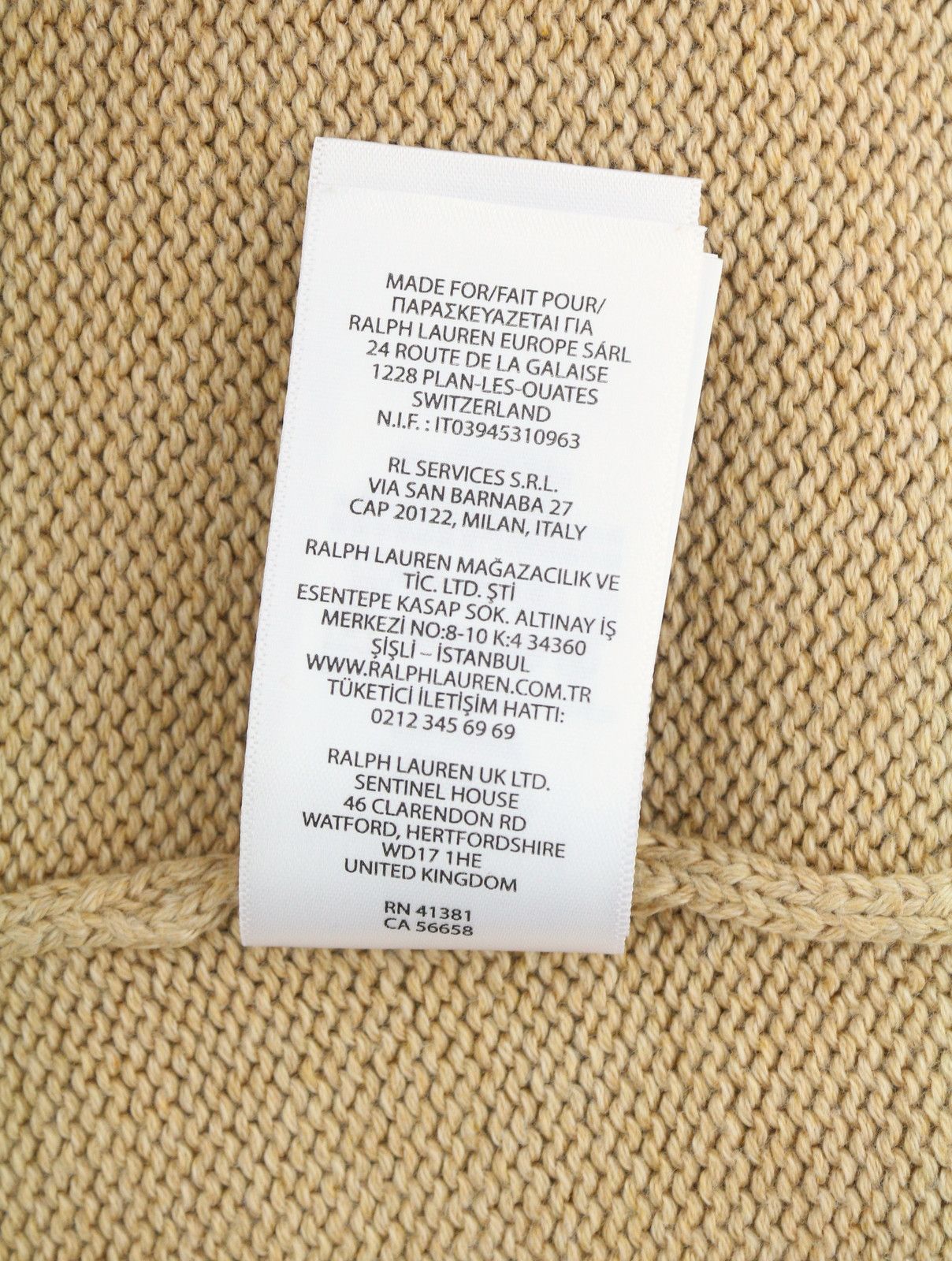 Ralph Lauren BROWN XL Half Zip Neck Pullover Jumper 86937 Size US XL / EU 56 / 4 - 9 Thumbnail