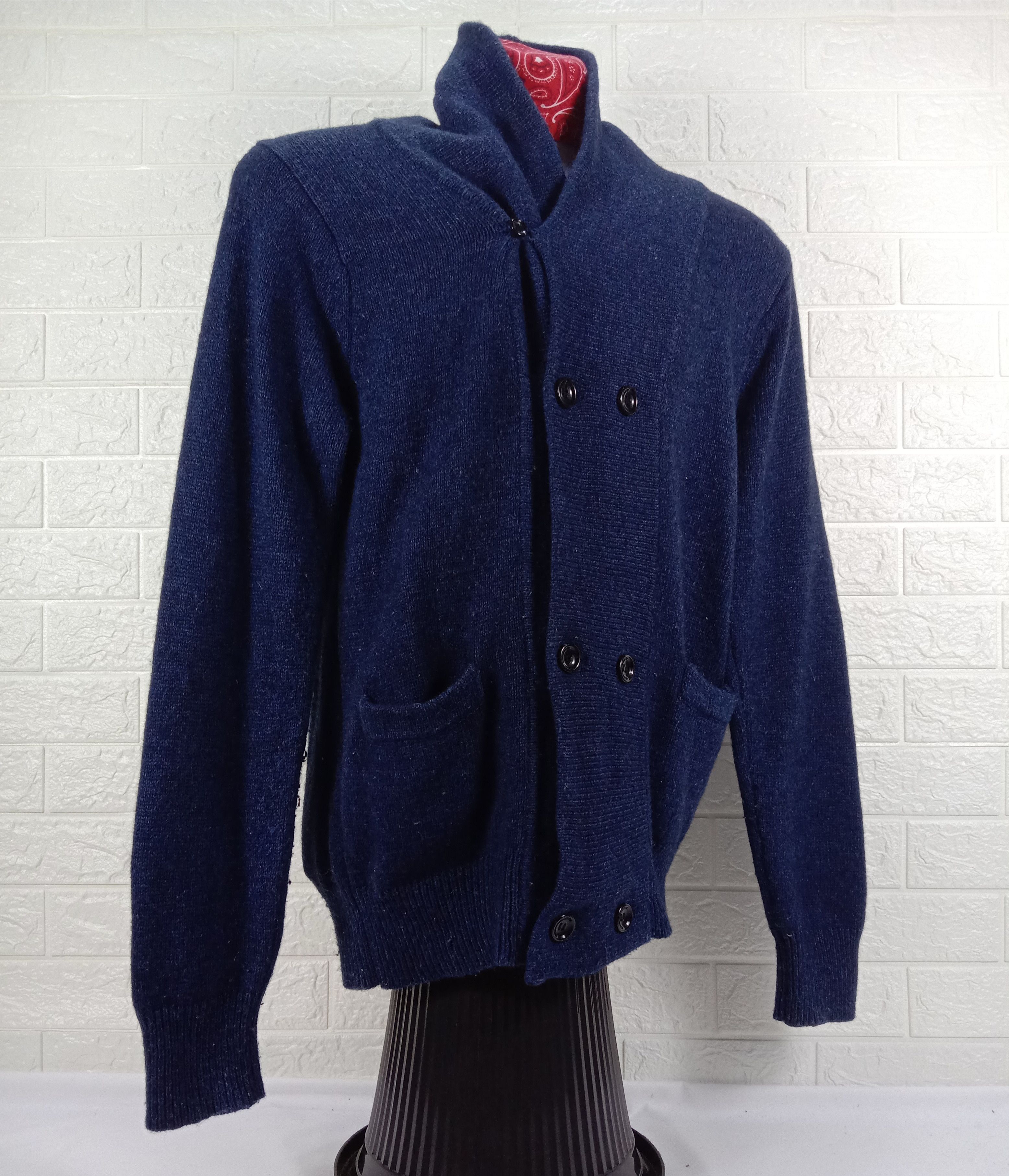 Beams Plus Vintage Beams Knit Wool Cardigan Size US L / EU 52-54 / 3 - 2 Thumbnail