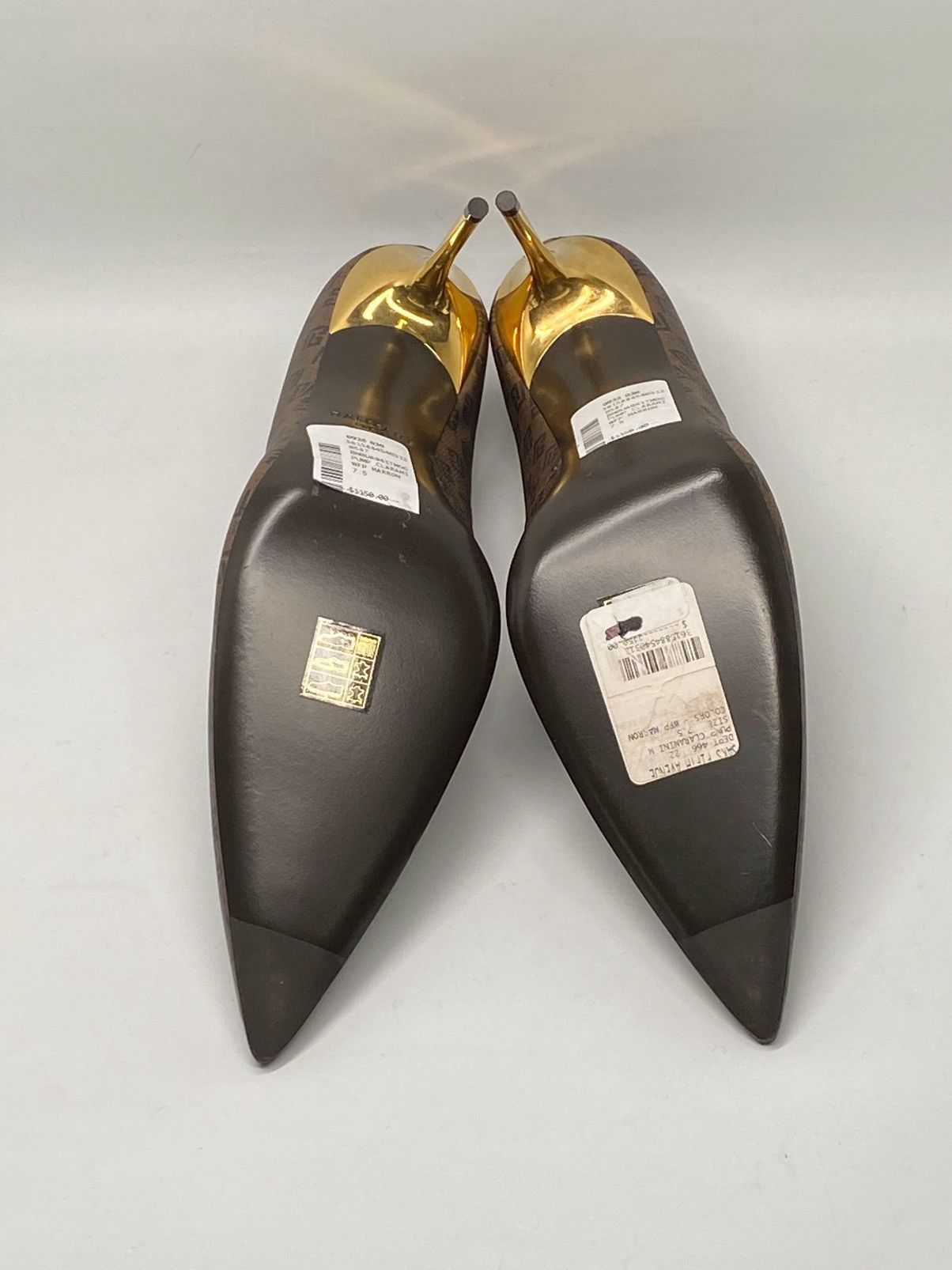 Balmain Balmain Clara-Mini Monogram Pumps size 37.5 Size US 7.5 / IT 37.5 - 13 Thumbnail