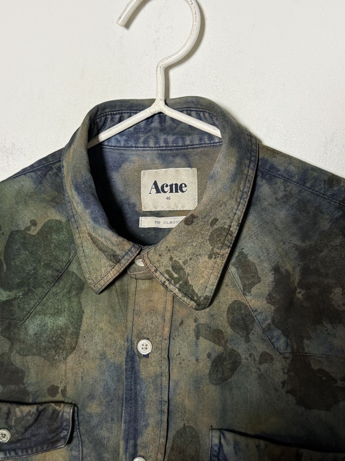 Acne Studios acne vintage mud travis denim shirt tie dye y2k Size US S / EU 44-46 / 1 - 3 Thumbnail