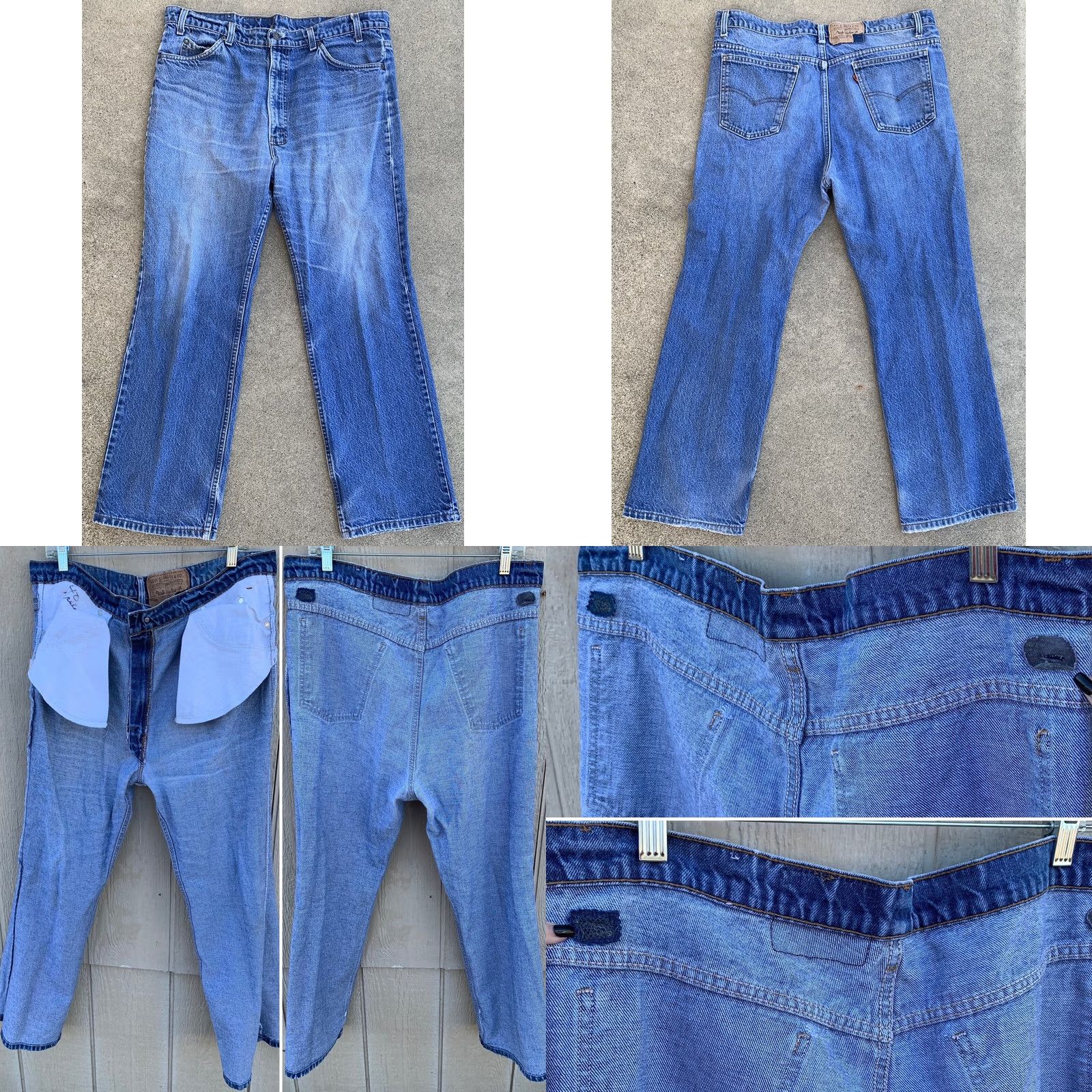 Vintage VINTAGE Levi’s 517 Jeans W 40 L 30 Orange Tab Denim 1980s Blue Mens Jeans Size US 39 - 8 Thumbnail