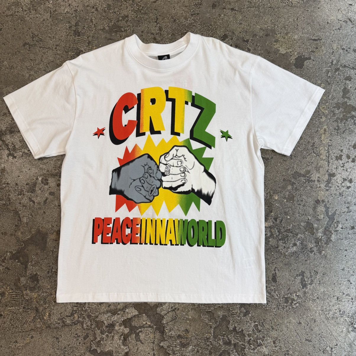 Corteiz Corteiz white graphic tee Size US S / EU 44-46 / 1 - 1 Thumbnail