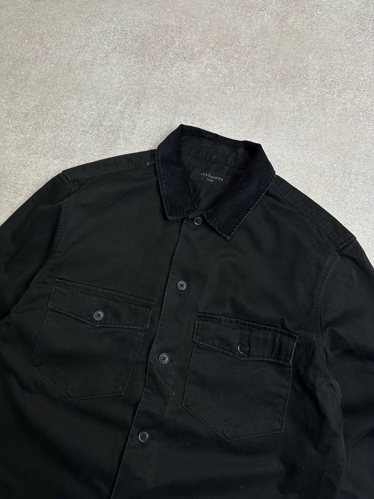 Allsaints Allsaints Workwear Heavy Chore Jacket Black L Size US L / EU 52-54 / 3 - 3 Thumbnail