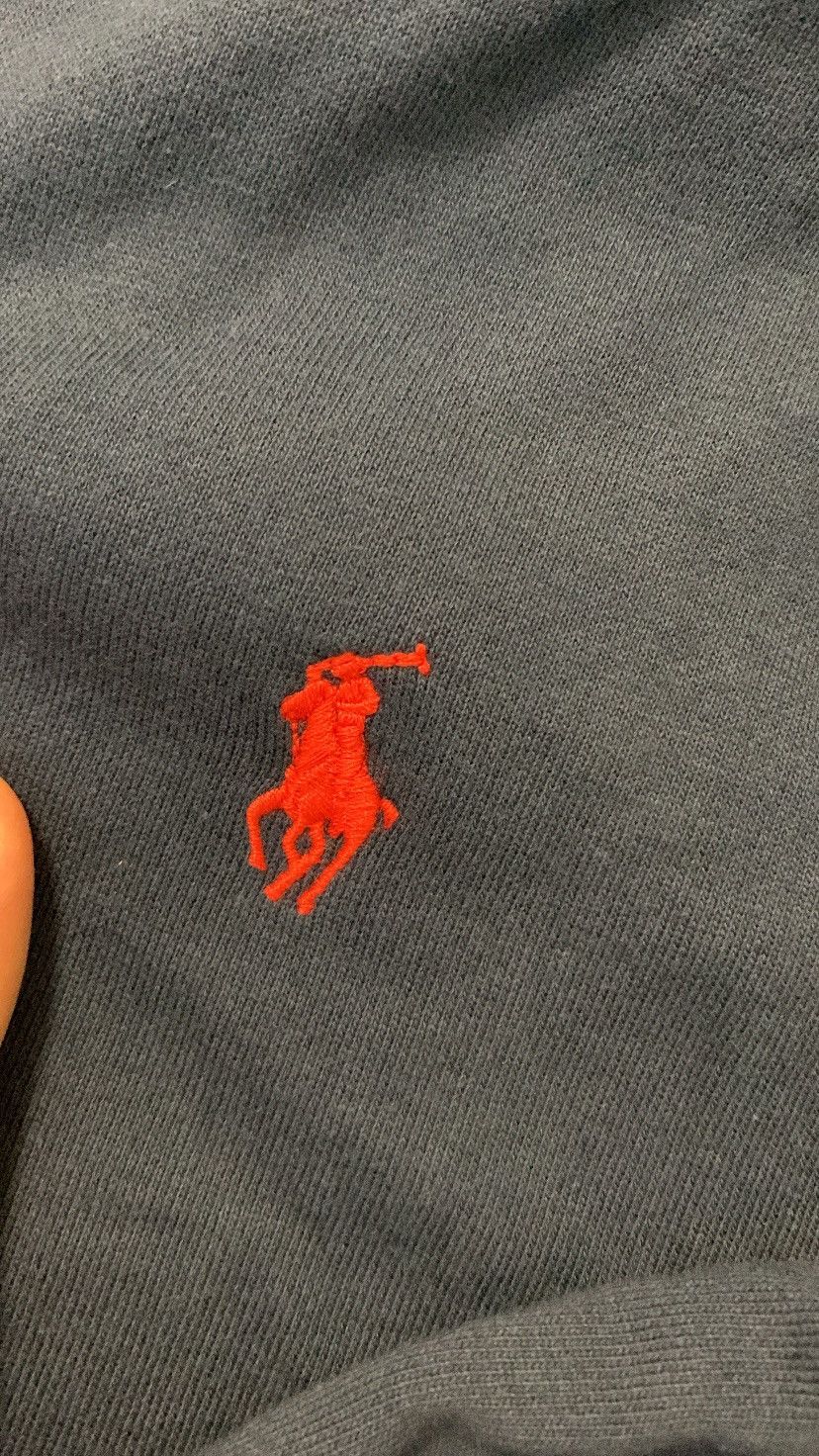 Polo Ralph Lauren Navy blue Polo Ralph Lauren double knit hoodie Size US L / EU 52-54 / 3 - 4 Thumbnail