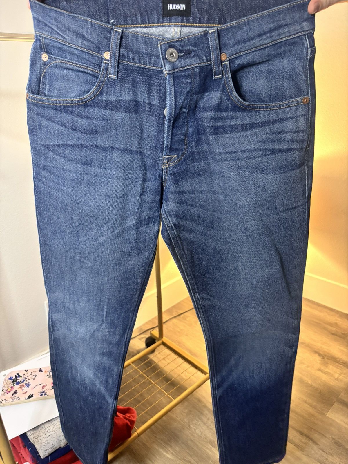 Hudson Hudson Jeans Men’s Dark Blue Straight Size US 31 - 1 Thumbnail