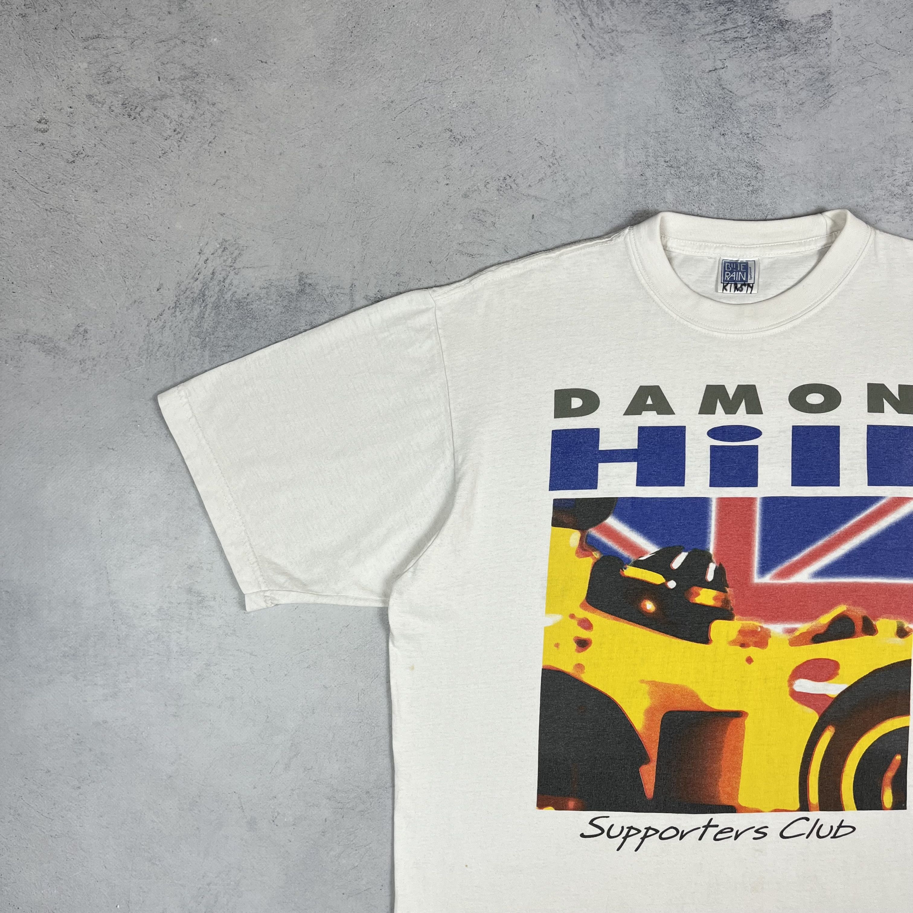 Vintage Vintage Damon Hill Racing T Shirt 1990’s Size US M / EU 48-50 / 2 - 6 Thumbnail