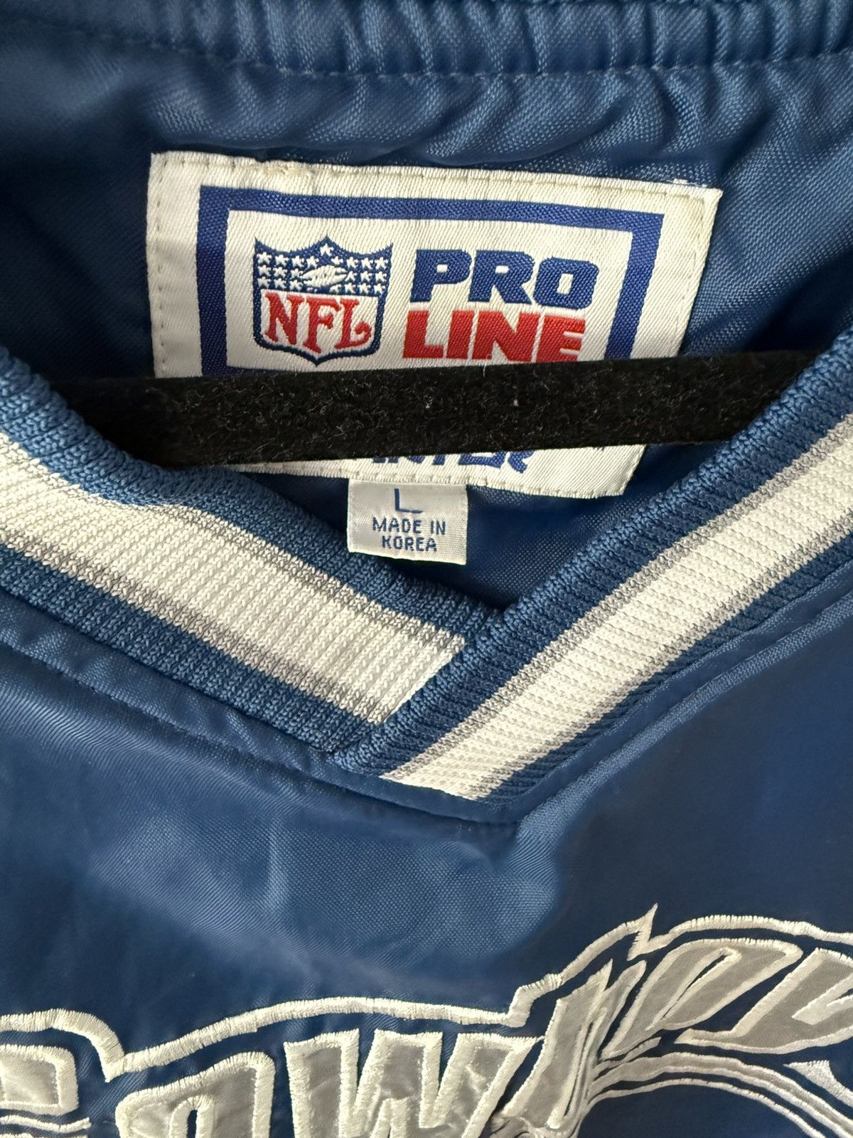 NFL Blue and white Starter Dallas Cowboys windbreaker #NFL Size US L / EU 52-54 / 3 - 4 Thumbnail