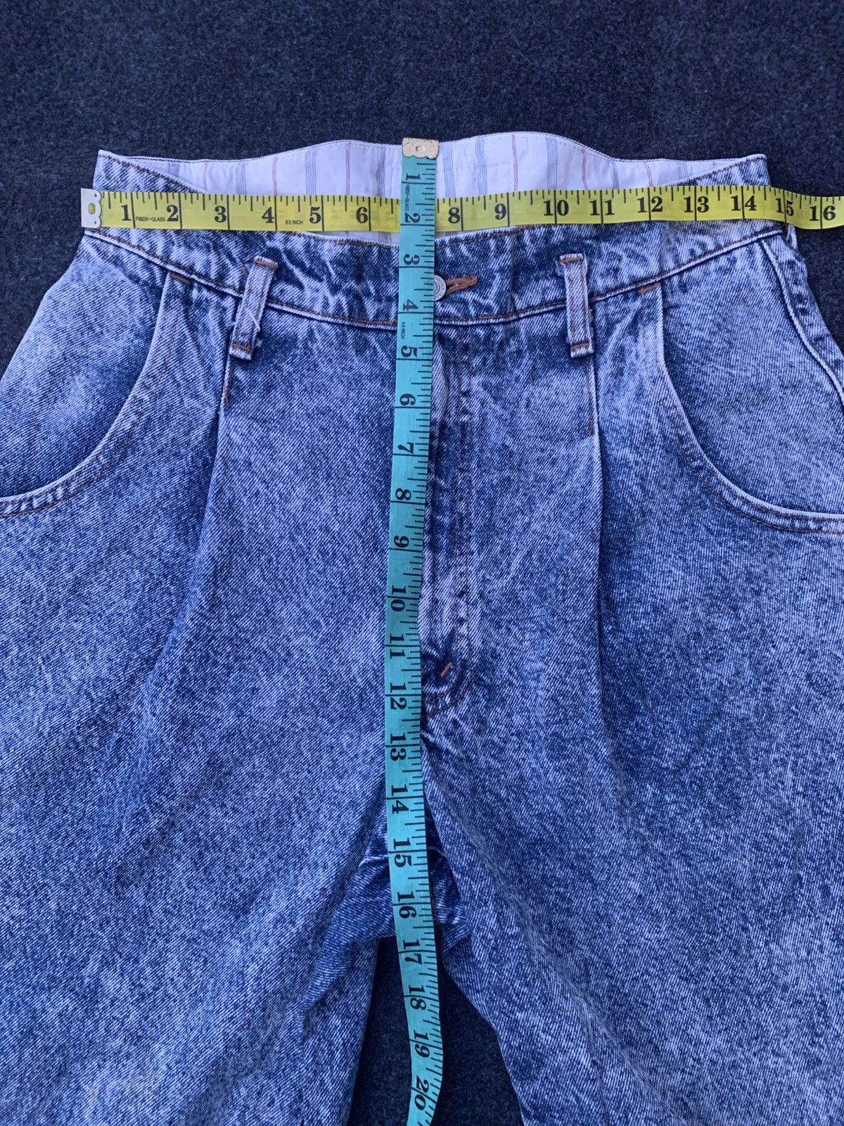 Japanese Brand Vintage Bobson ultra wide acid wash jeans. Size US 29 - 3 Thumbnail