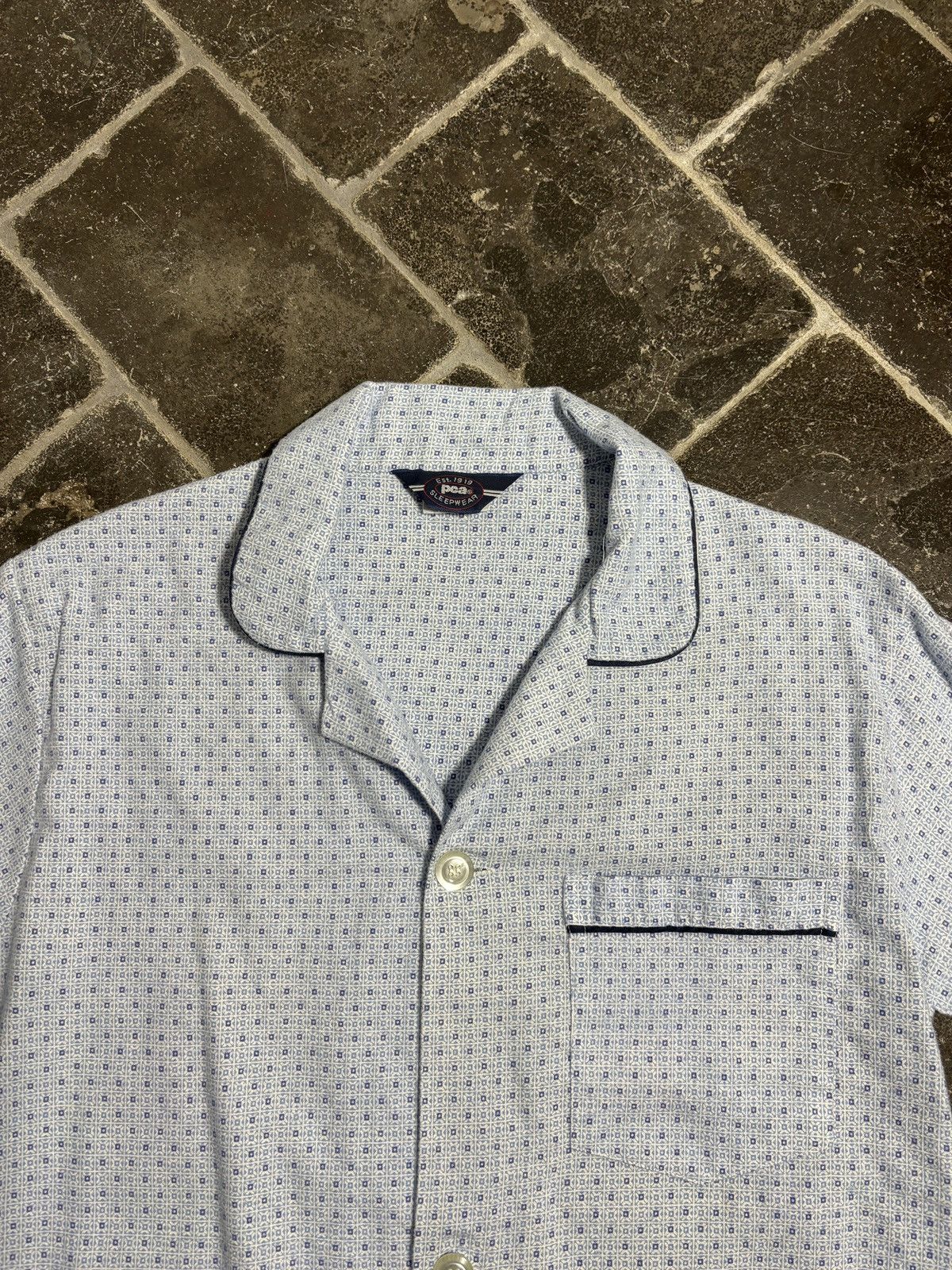 Vintage Vintage PJs 90s Cotton Matching Two Piece Set Sleep Shirt 90 Size US 28 / EU 44 - 4 Thumbnail
