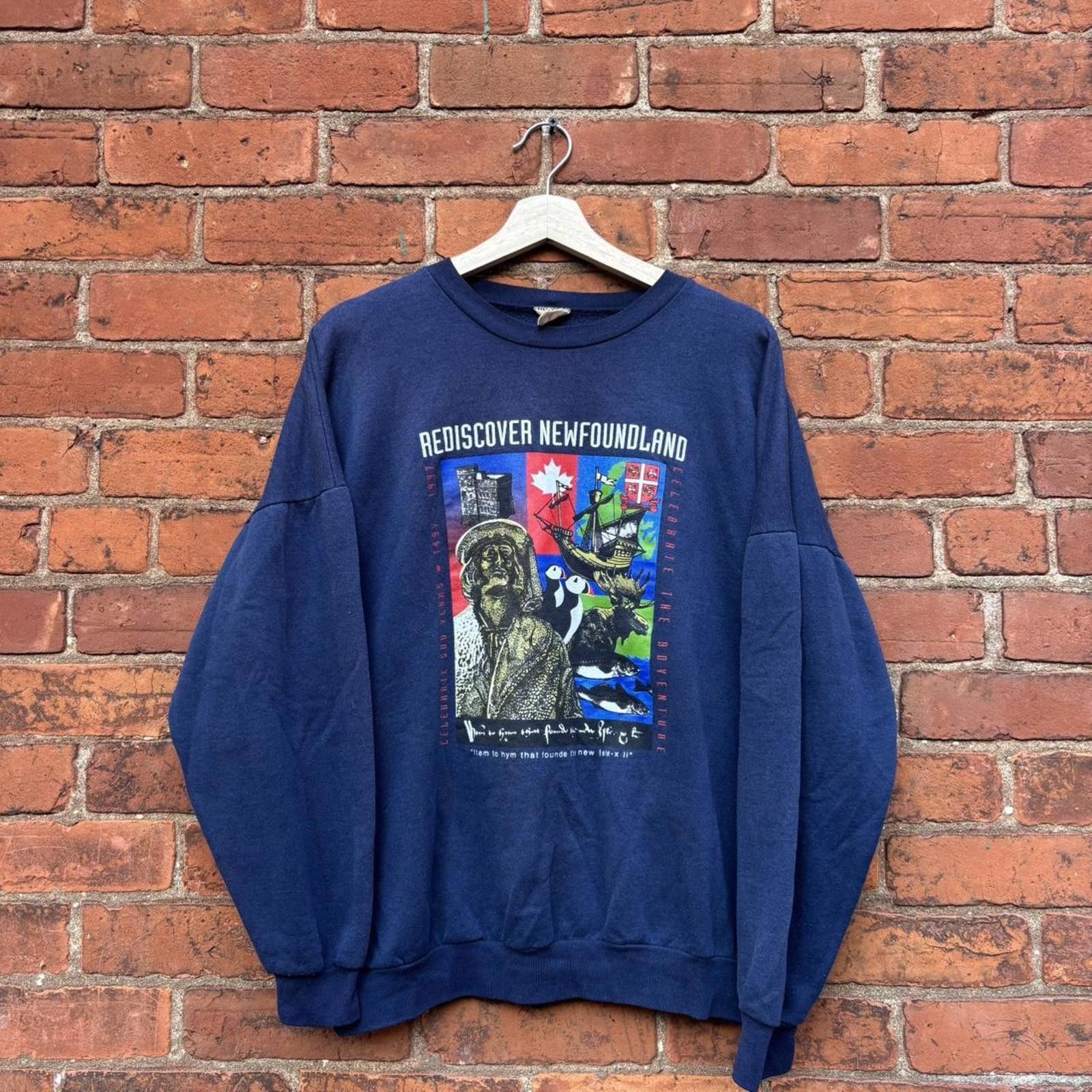 Other vintage rediscover Newfoundland 50th anniversary sweatshirt Size US L / EU 52-54 / 3 - 1 Thumbnail
