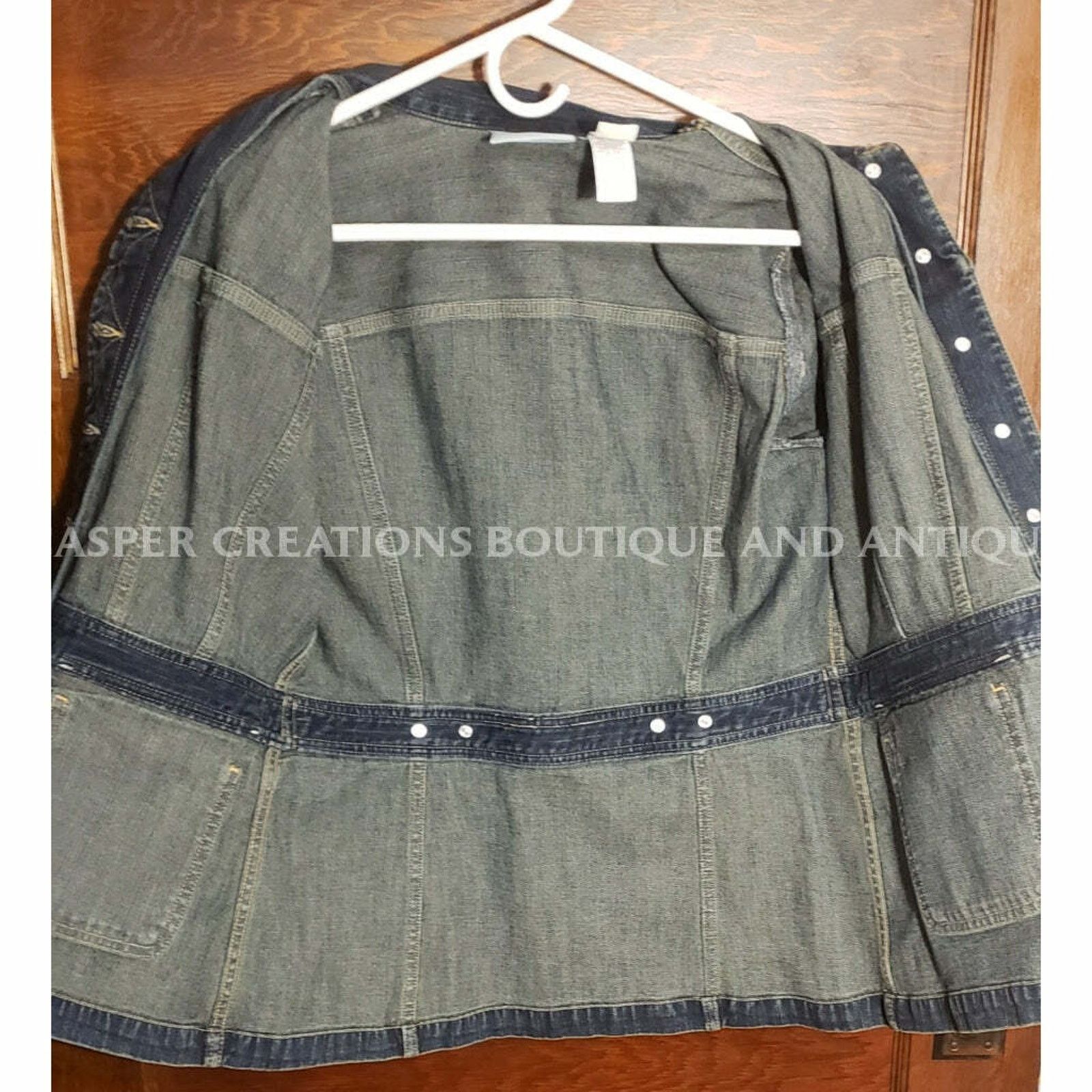 Liz Claiborne Liz Claiborne Ladies Jean Jacket Jean coat Sm petite Size S / US 4 / IT 40 - 2 Thumbnail