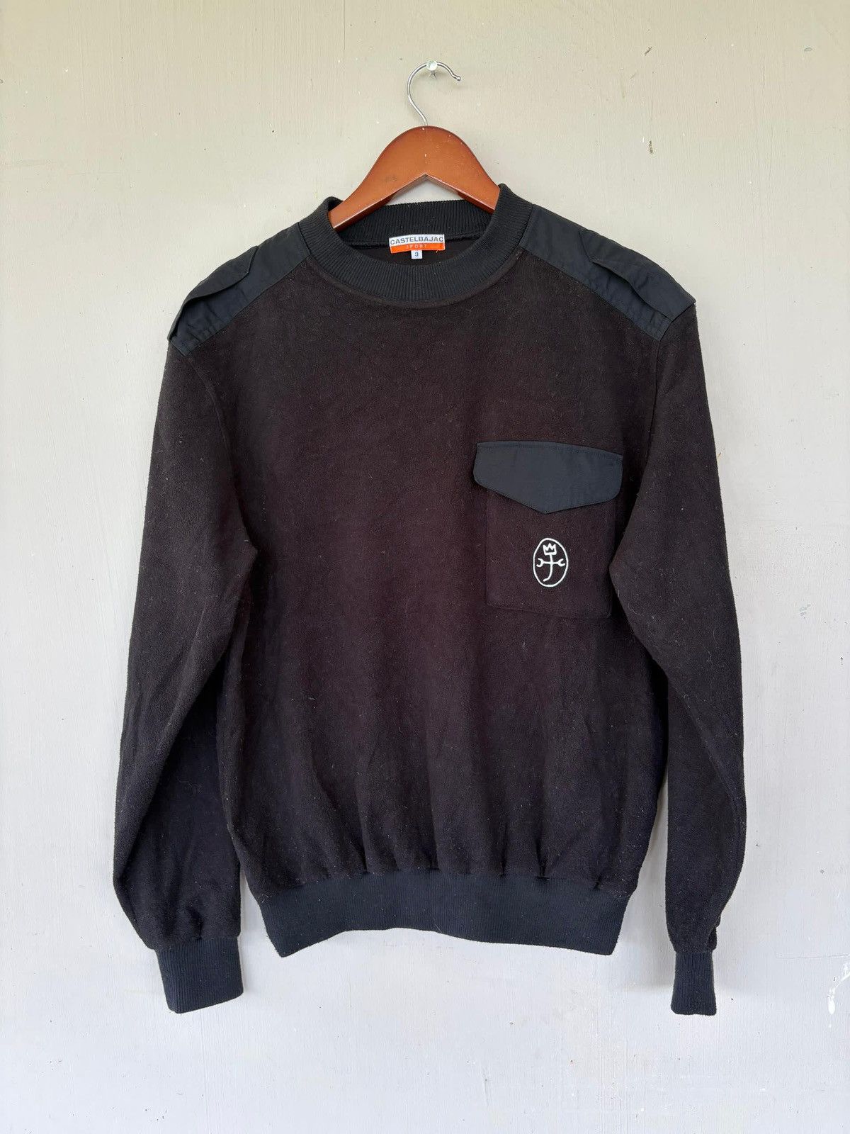 Jean Charles De Castelbajac VTG Castelbajac Sweatshirt Fleece No Fishing inProtectedArea Size US M / EU 48-50 / 2 - 1 Thumbnail