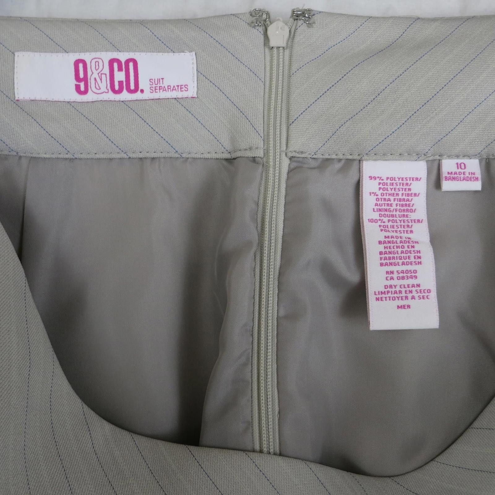 8&9 Clothing Co. 9 & Co Women's Suit Separates Blazer Sz 14 and Skirt Sz 10 Size XL / US 12-14 / IT 48-50 - 10 Thumbnail