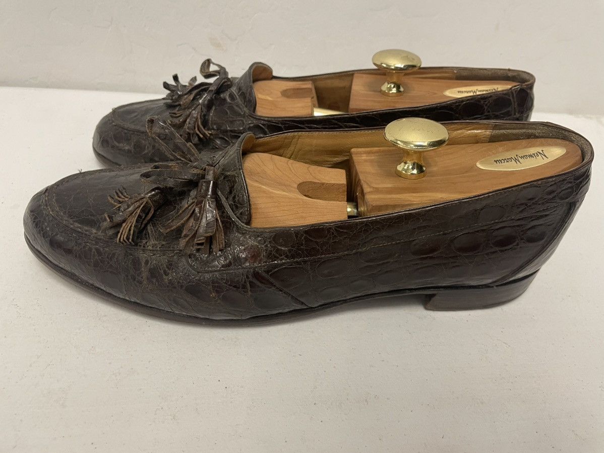 Polo Ralph Lauren × Vintage Genuine Alligator Loafer with Self Tie Tassel Detail Size US 9 / EU 42 - 4 Thumbnail