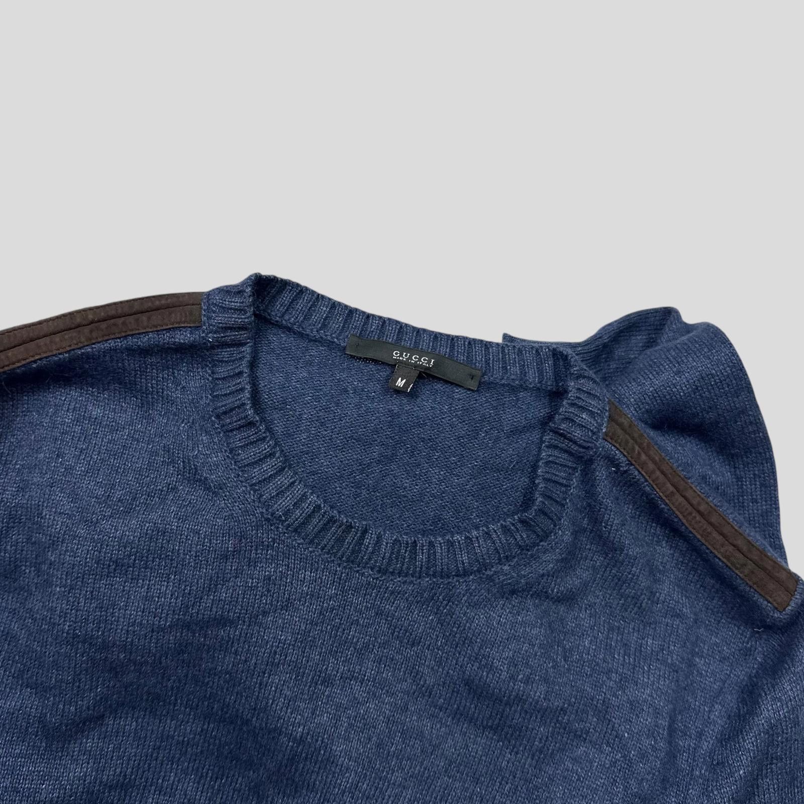 Gucci Gucci Mélange Alpaca & Angora Silk Logo Knit Jumper - S Size US S / EU 44-46 / 1 - 3 Thumbnail