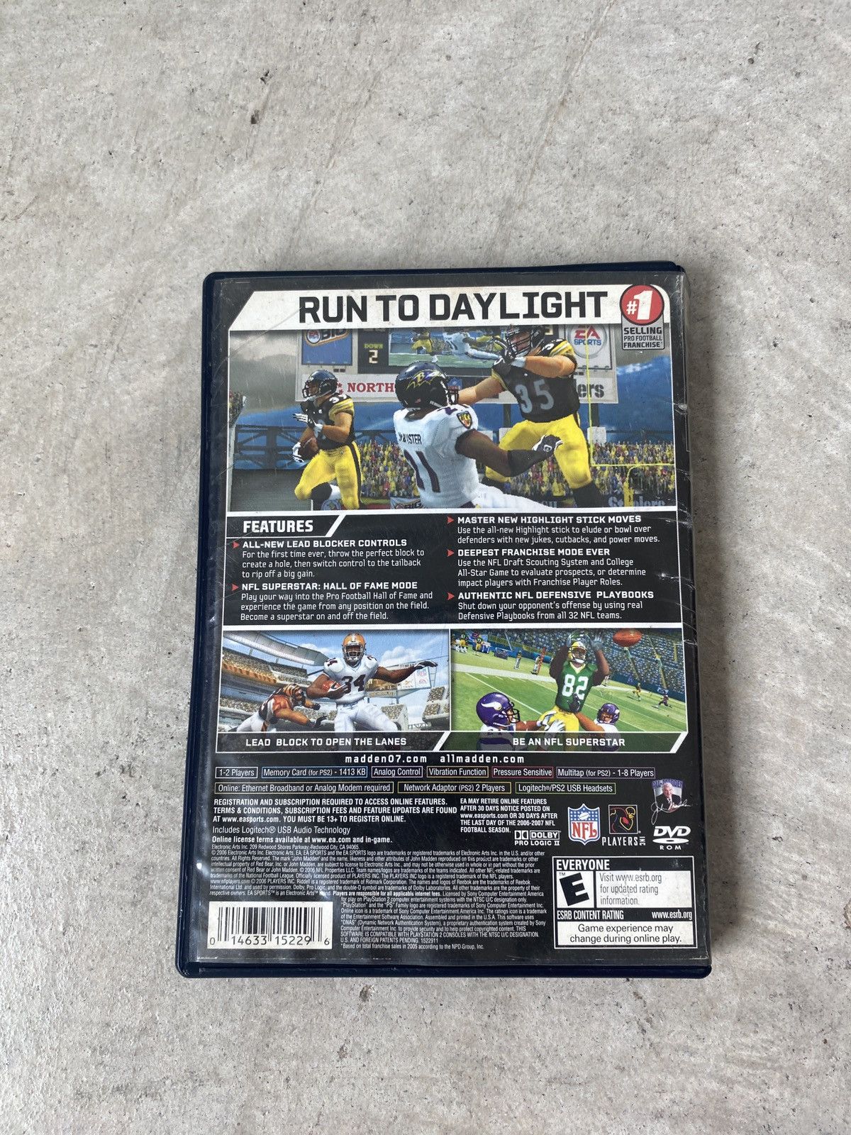 Sony EA Sports Madden NFL 07 PlayStation 2 Game Size ONE SIZE - 2 Thumbnail