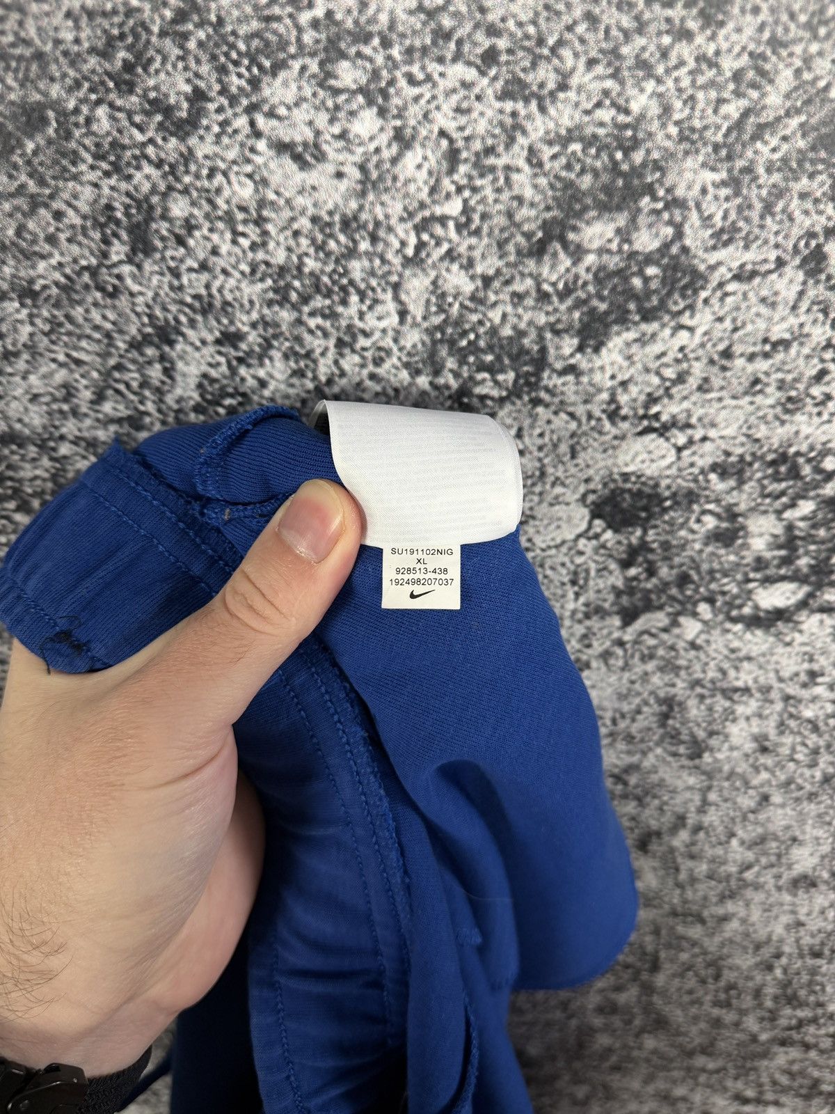 Nike Men’s Nike NSW Tech Fleece Cotton Shorts Blue Size XL Size US 40 / EU 56 - 10 Thumbnail