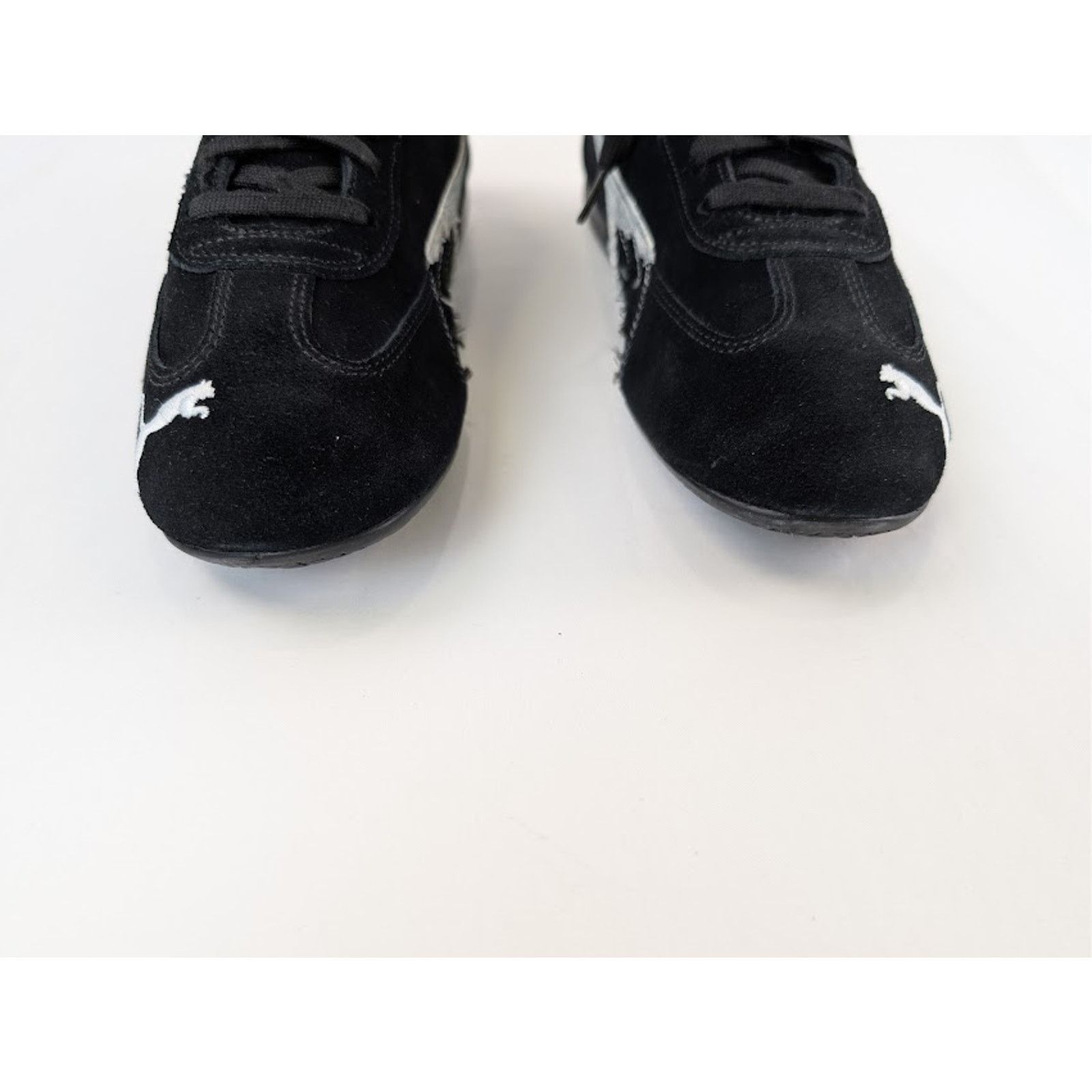 Balenciaga × Puma o1rshd1 Q:3 / Speedcat Destroyed Low Top Sneaker Black/White Size US 13 / EU 46 - 11 Thumbnail
