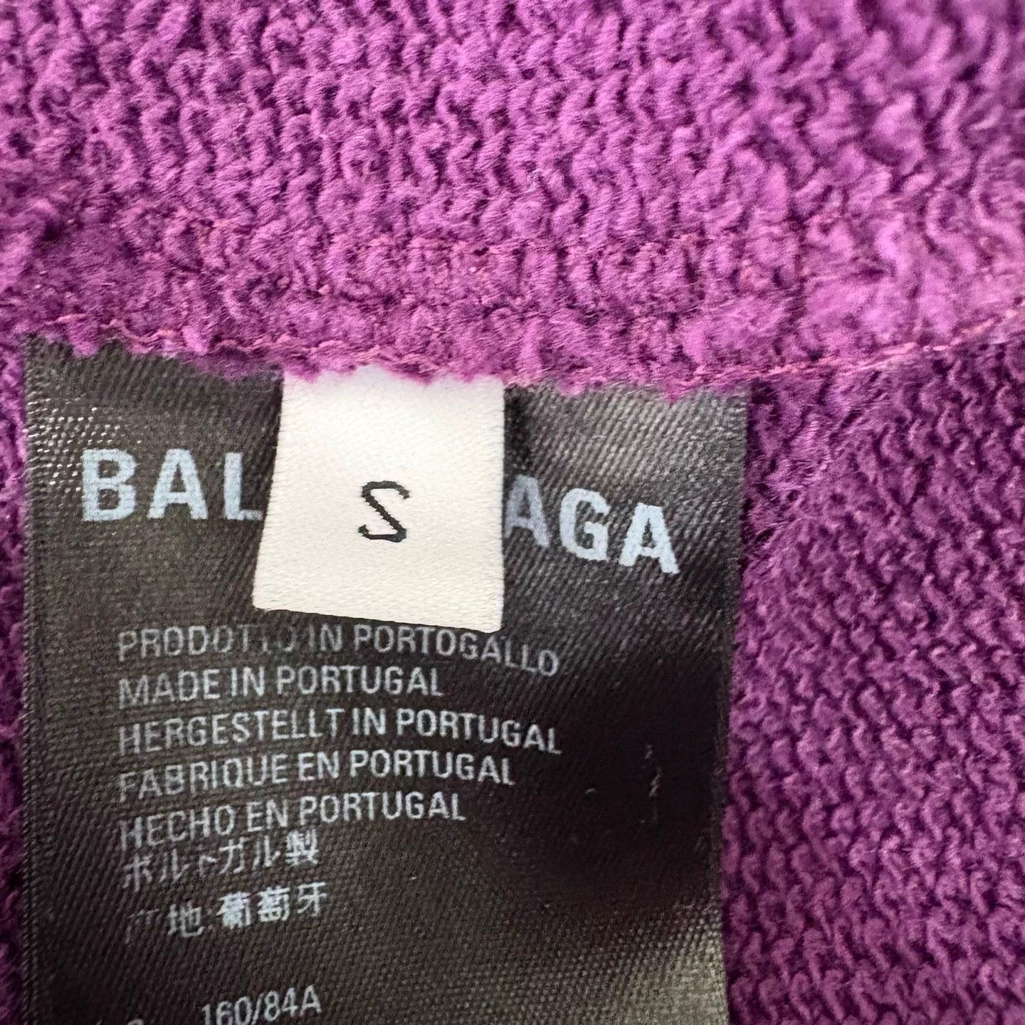 Balenciaga Balenciaga Back Logo Print Purple Hoodie S 99 Size US S / EU 44-46 / 1 - 5 Thumbnail