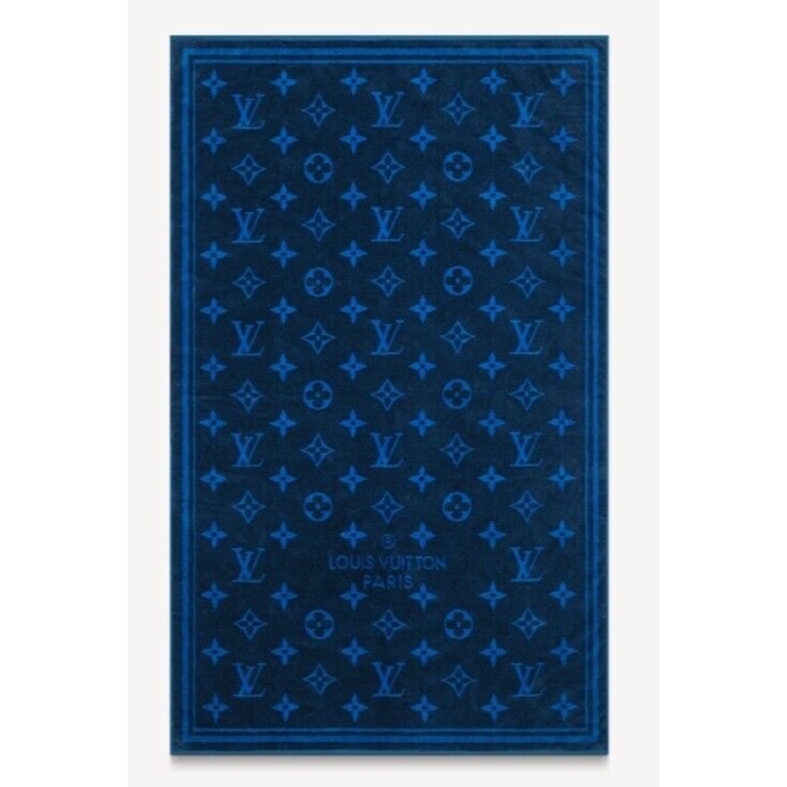 Louis Vuitton Louis Vuitton Serviette Bain Cobalt Bath Beach Towel Size ONE SIZE - 1 Thumbnail