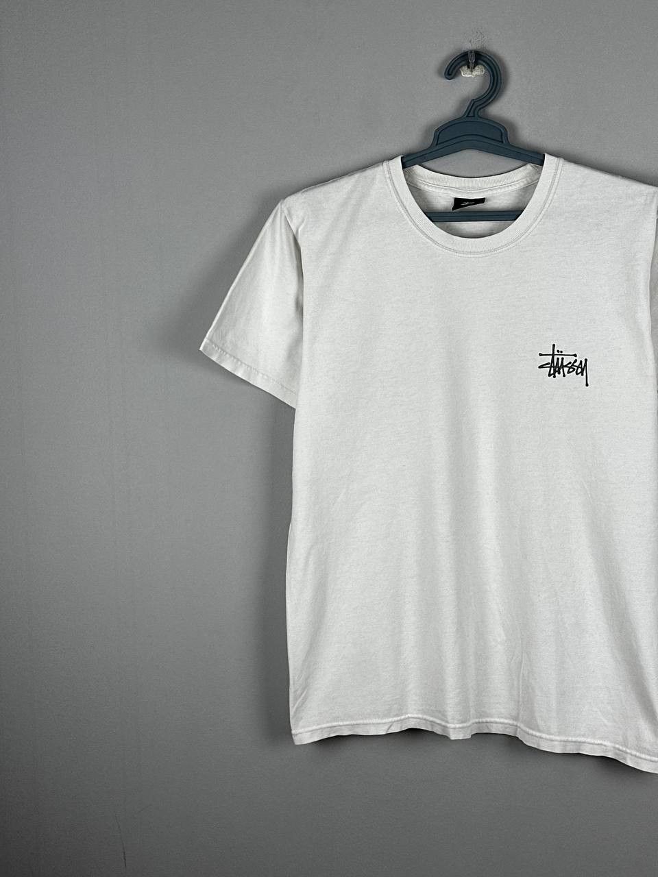 Stussy Vintage Stussy Iconic Big Logo White T Shirt Size US M / EU 48-50 / 2 - 3 Thumbnail