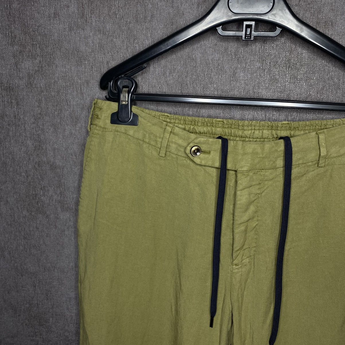 PT Torino PT Torino Slim-fit cotton and linen pants Size US 32 / EU 48 - 4 Thumbnail