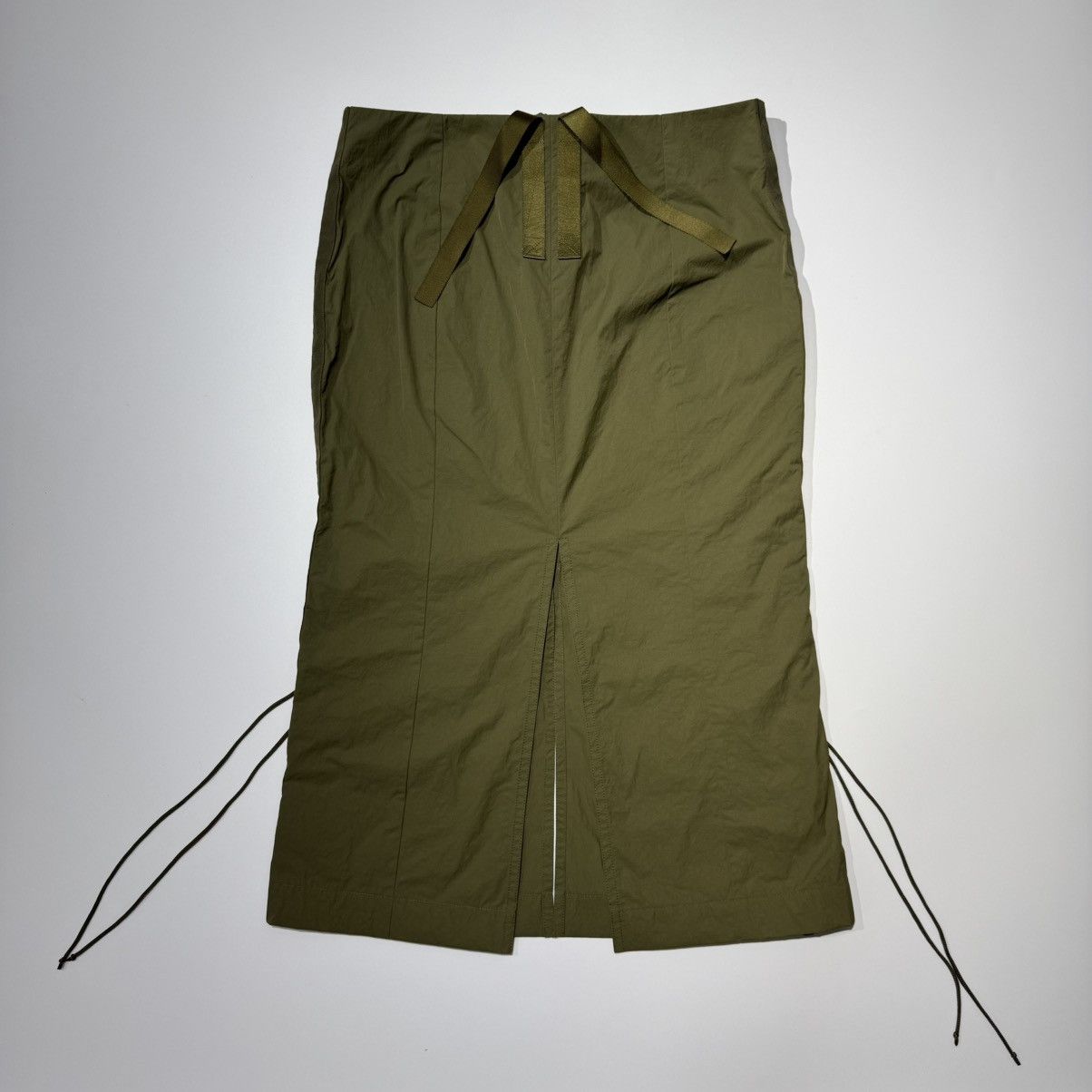 Helmut Lang Helmut Lang Lacing Midi Skirt Size 31" - 10 Thumbnail