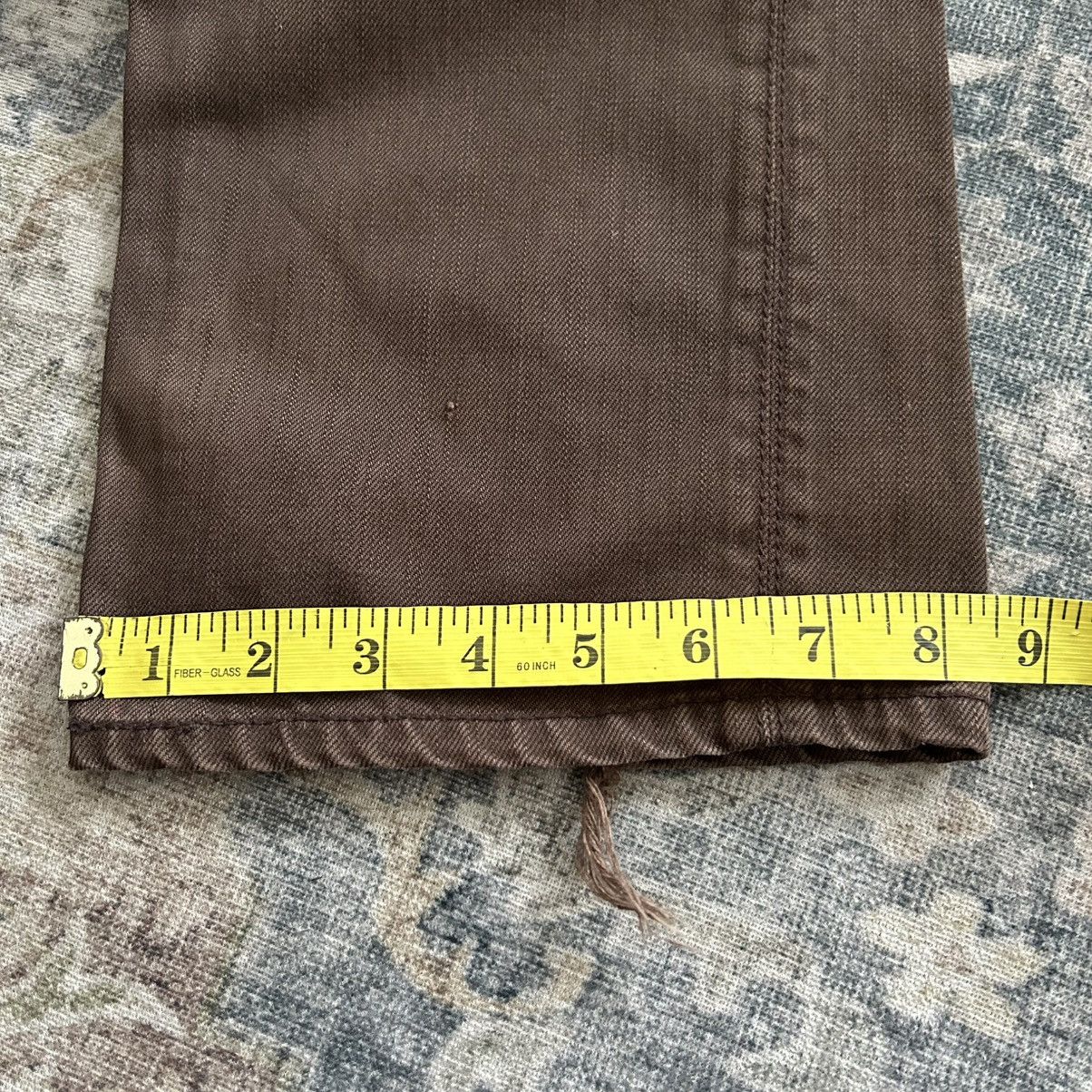 If Six Was Nine Flared Nicole Club Brown Snake Pants Size US 30 / EU 46 - 19 Thumbnail