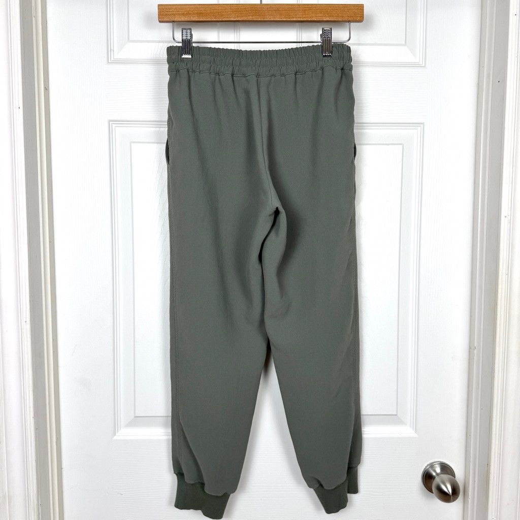 Aritzia Women's Wilfred Jogger Buffon Pants Size XS Green Crepe Size 25" / US 0 / IT 36 - 5 Thumbnail
