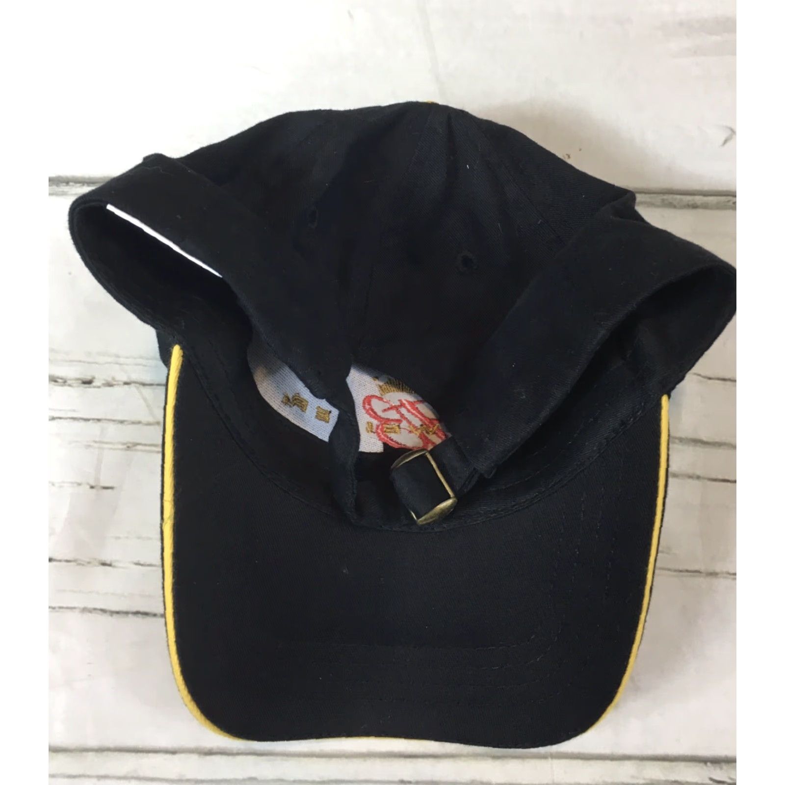 Budweiser Budweiser Black 2004 Kings of Beers Adjustable Hat Embroidered EUC Baseball Cap Men Blue King of Beers Mens Size ONE SIZE - 4 Thumbnail